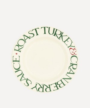 Emma Bridgewater - Christmas Toast & Marmalade Roast Turkey 10.5-Inch Plate image number 0