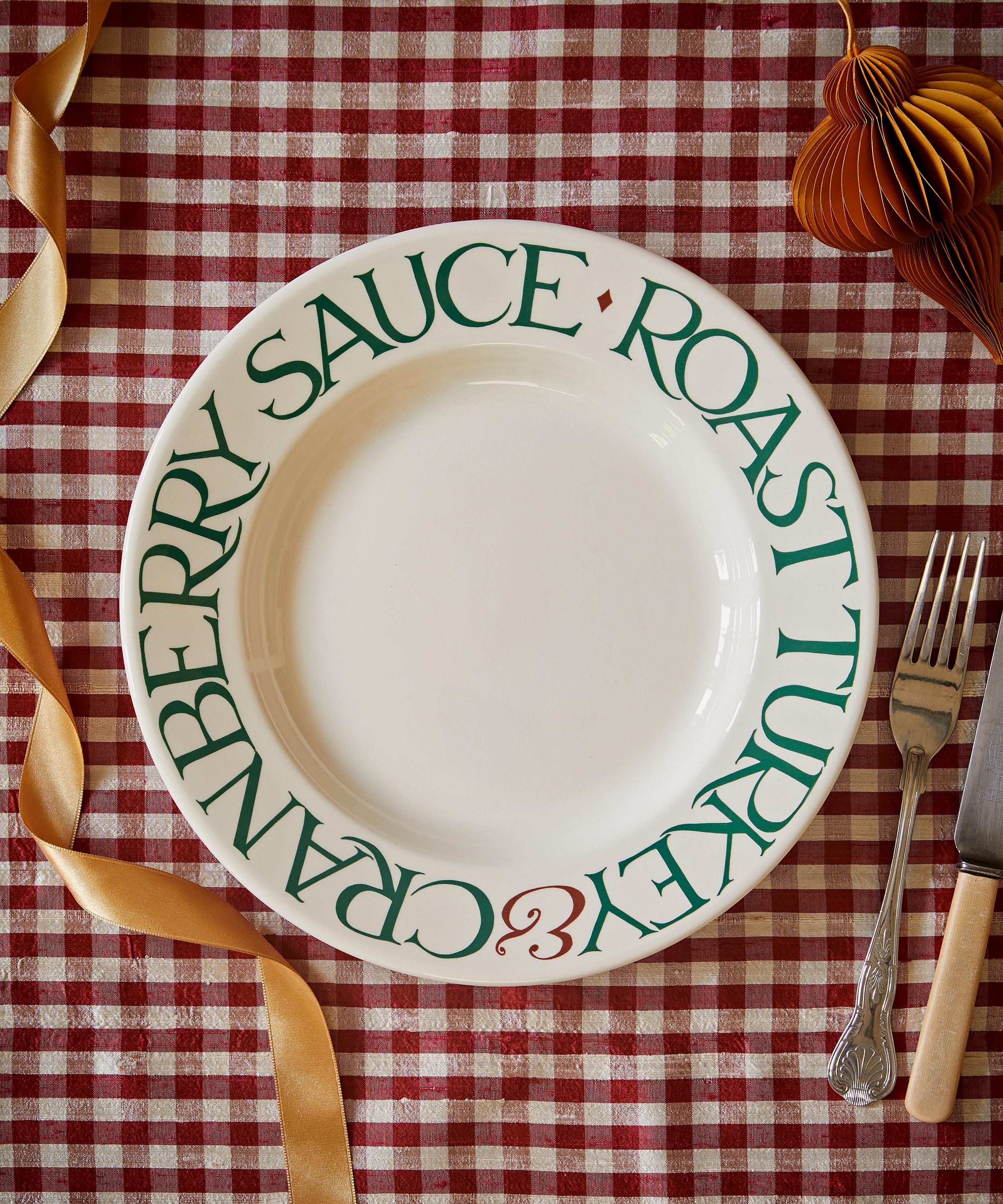 Emma Bridgewater - Christmas Toast & Marmalade Roast Turkey 10.5-Inch Plate image number 1