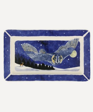 Emma Bridgewater - Winter Owl Medium Oblong Plate image number 0