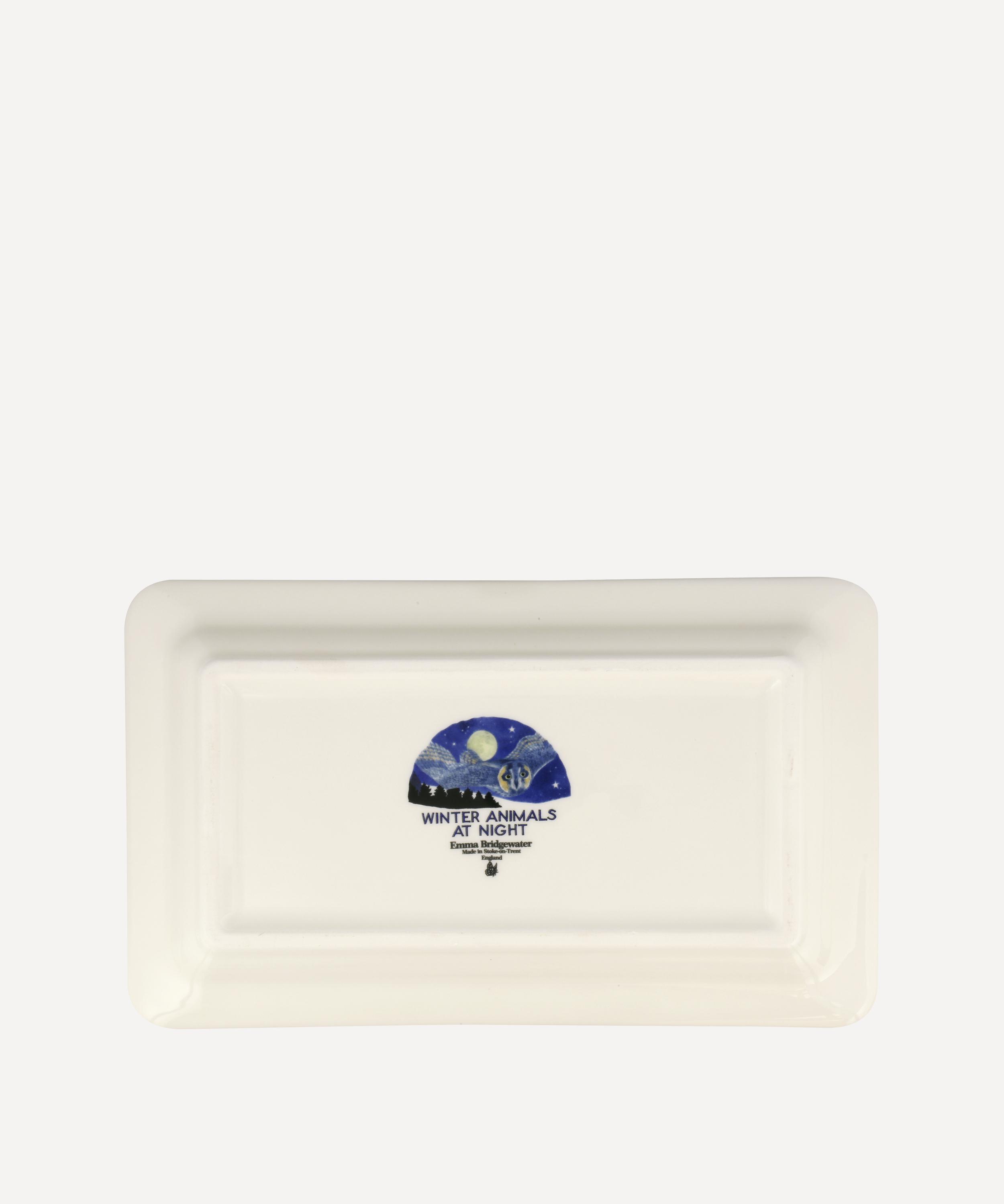 Emma Bridgewater - Winter Owl Medium Oblong Plate image number 1