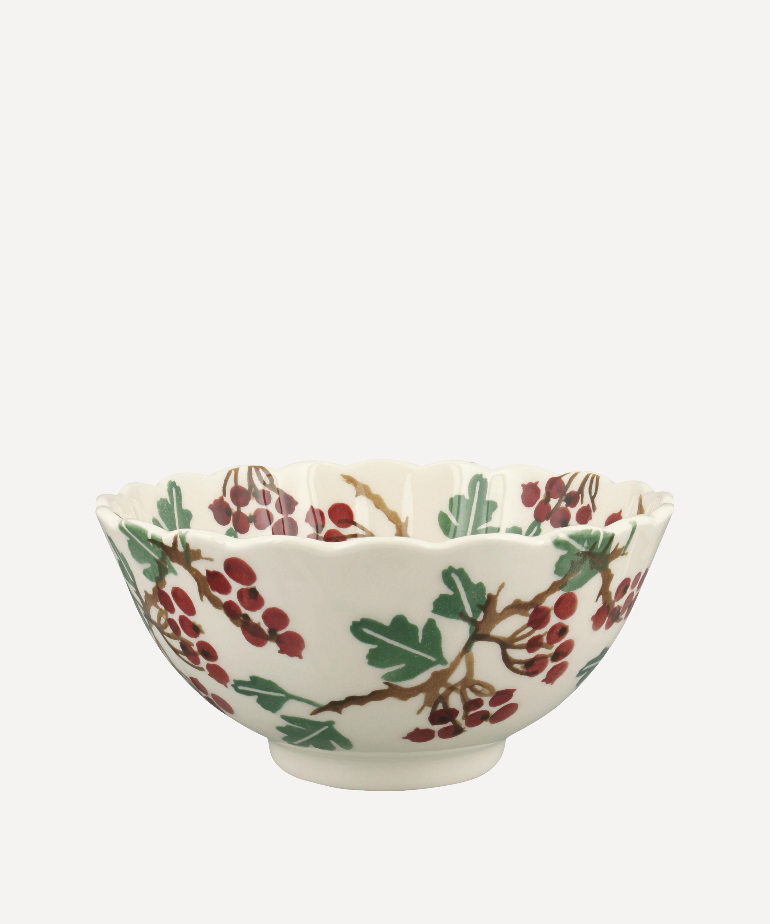 Emma Bridgewater Hawthorn Berries Medium Fluted Bowl Liberty