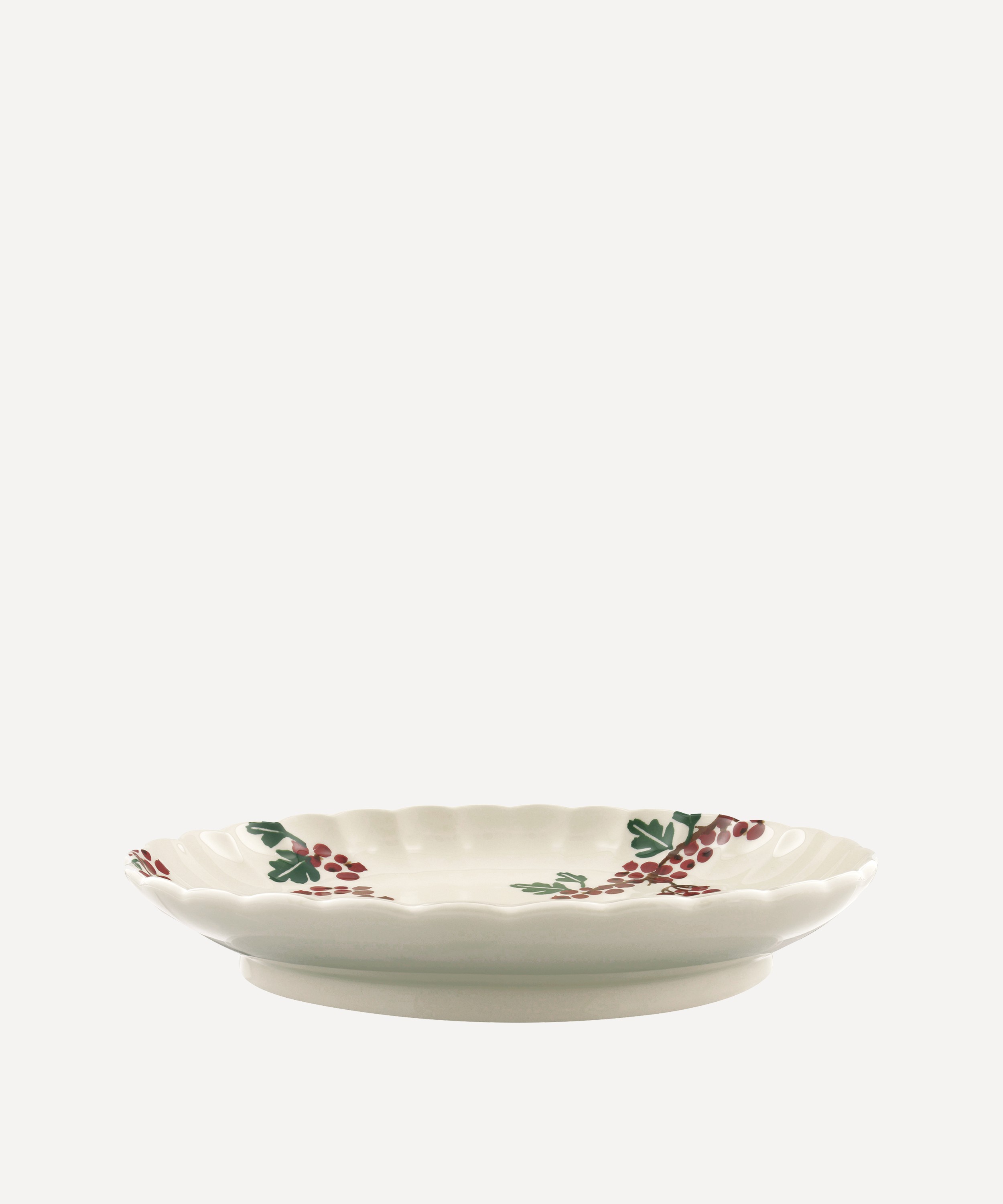 Emma Bridgewater - Hawthorn Berries Small Fluted Oval Platter image number 1