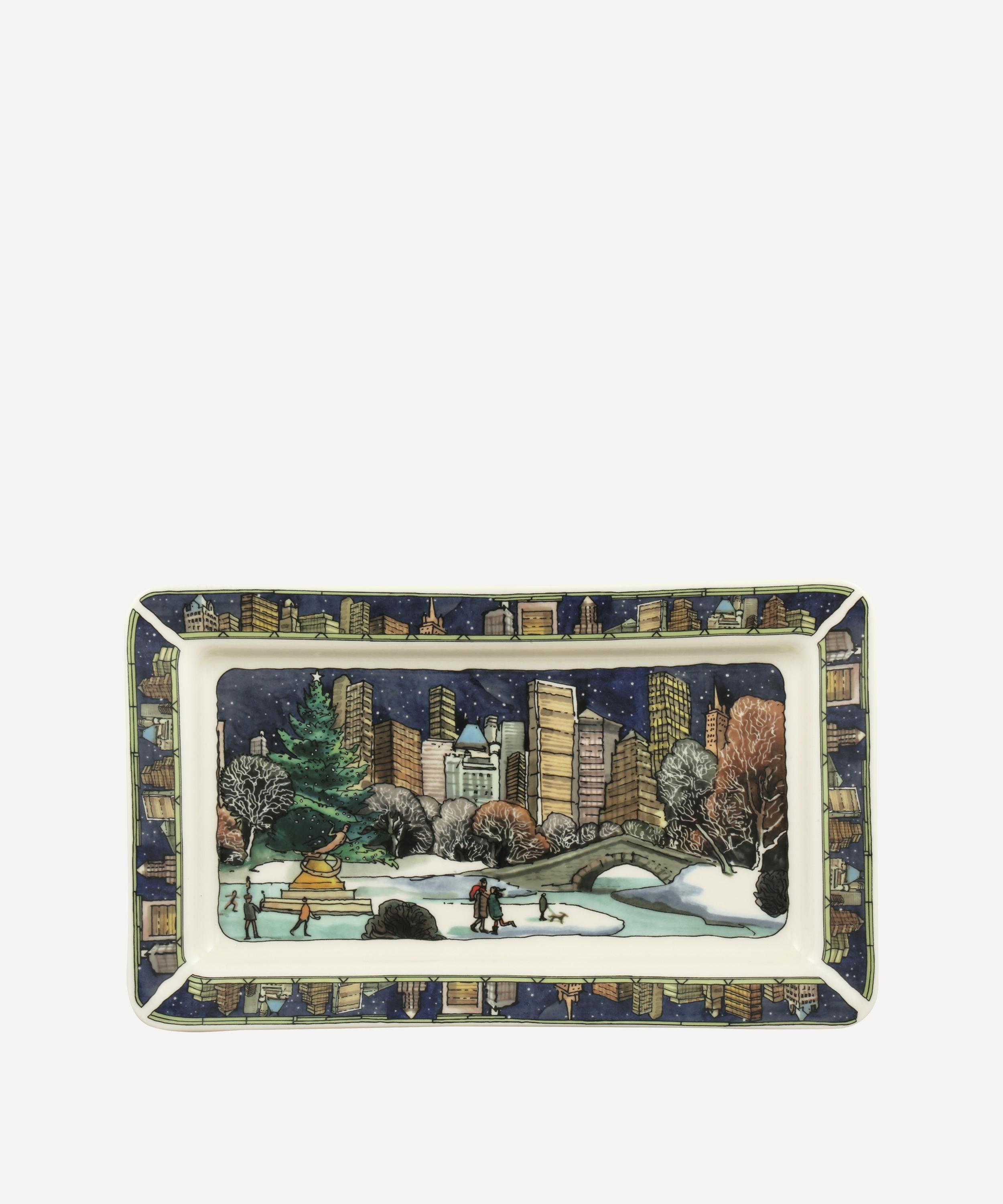 Emma Bridgewater - New York At Christmas Medium Oblong Plate image number 0