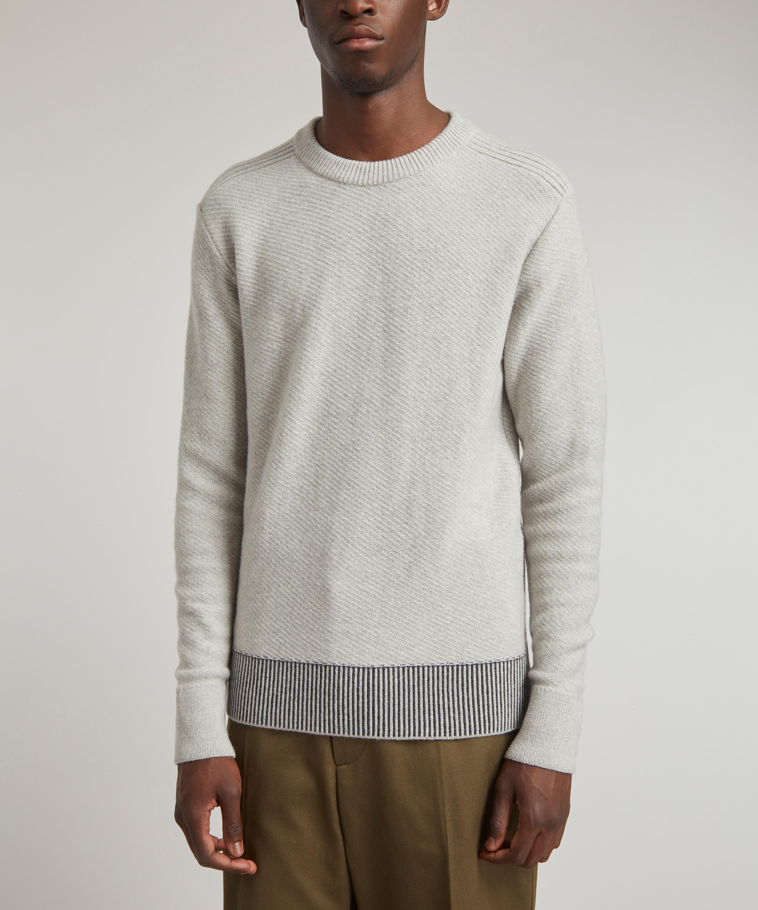 Oliver Spencer - Blenheim Light Grey Jumper image number 2