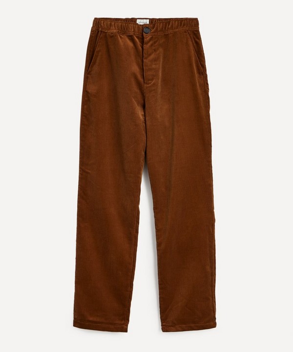 Oliver Spencer - Drawstring Deakin Cord Trousers image number null