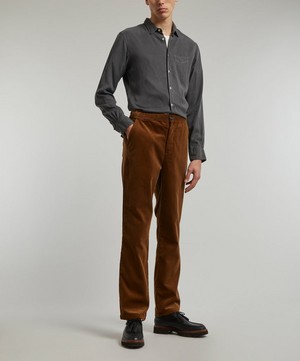 Oliver Spencer - Drawstring Deakin Cord Trousers image number 1