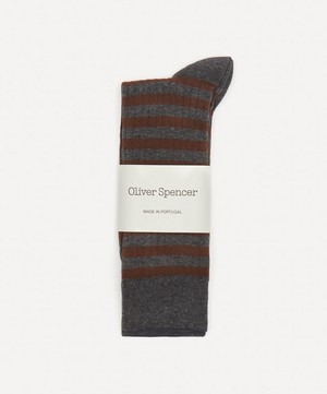 Oliver Spencer - Miller Stripe Socks image number 1