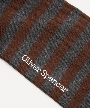 Oliver Spencer - Miller Stripe Socks image number 2