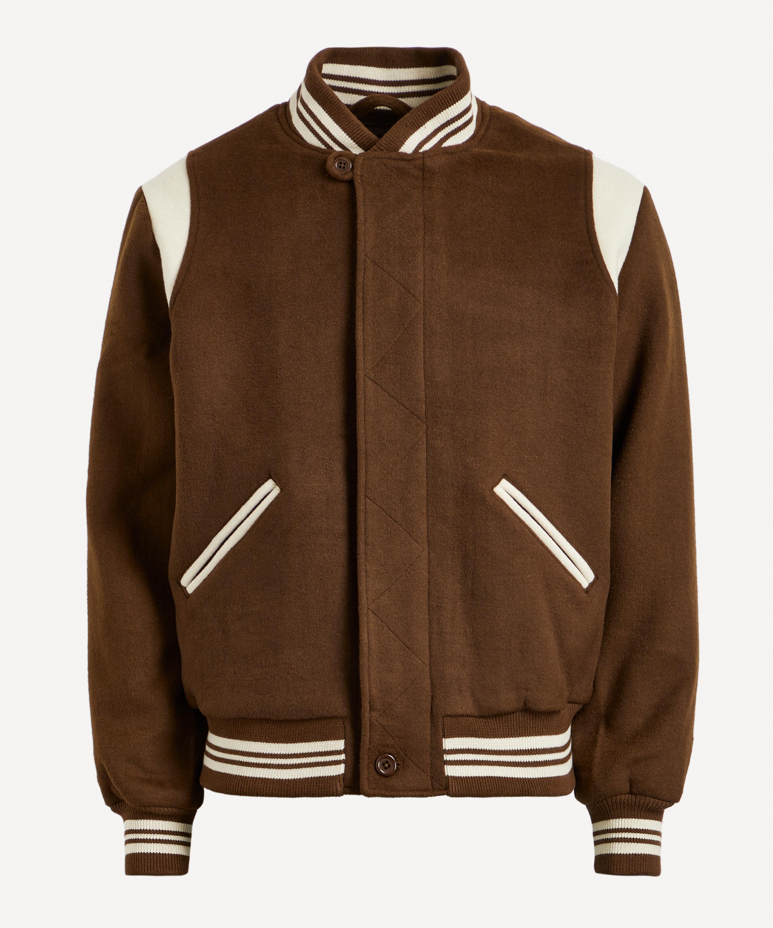 SAINT LAURENT: Teddy jacket in wool - Natural