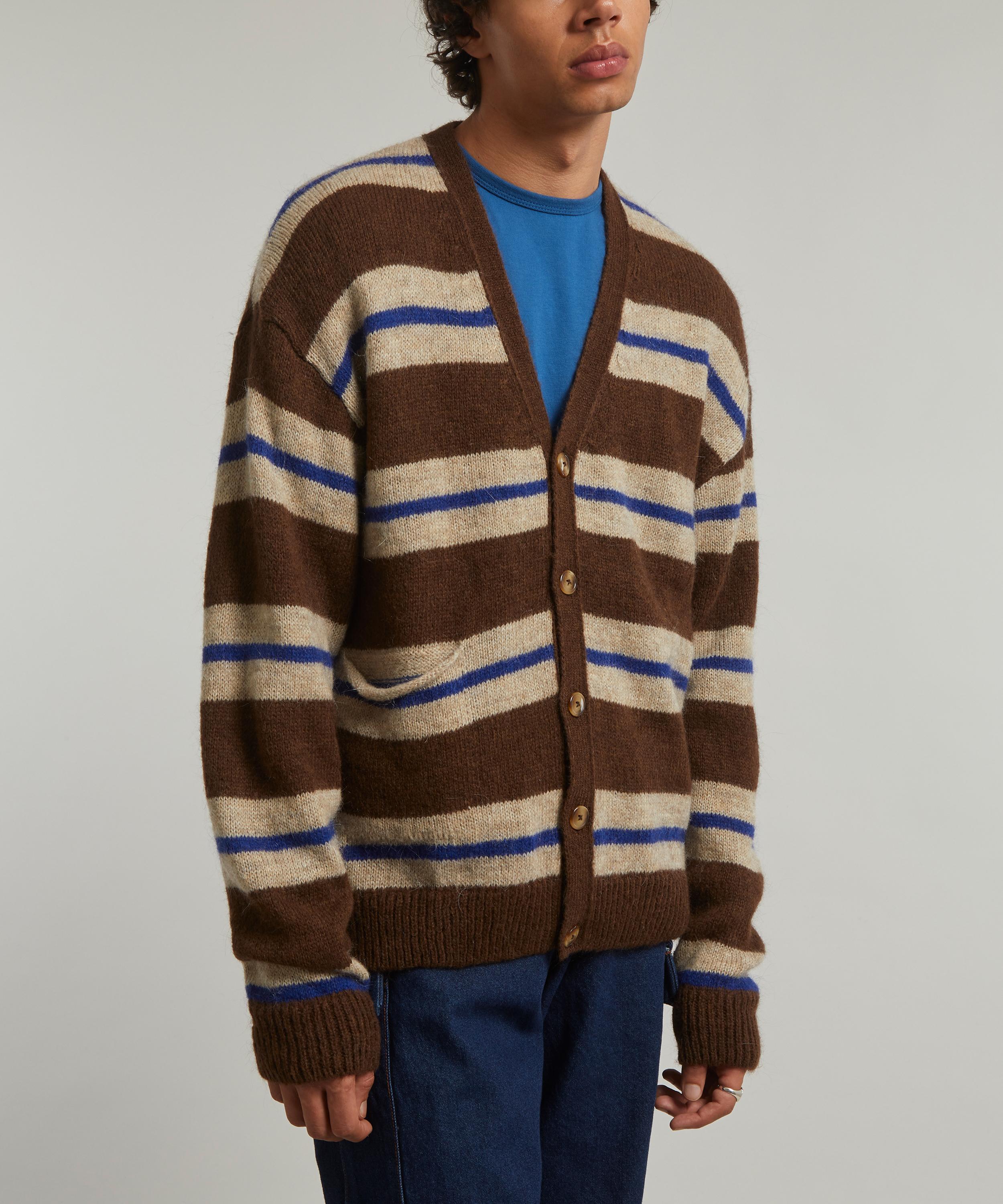 Pop Trading Company Striped Rain Drum Cardigan | Liberty