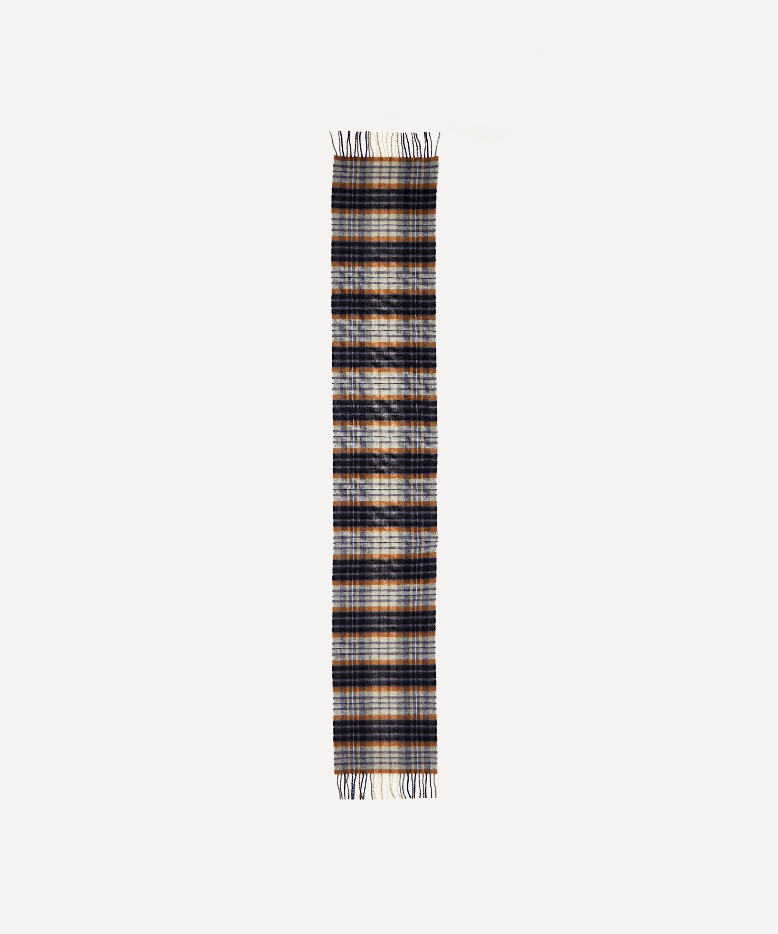 Johnstons of Elgin - House Check Tartan Cashmere Scarf image number 1