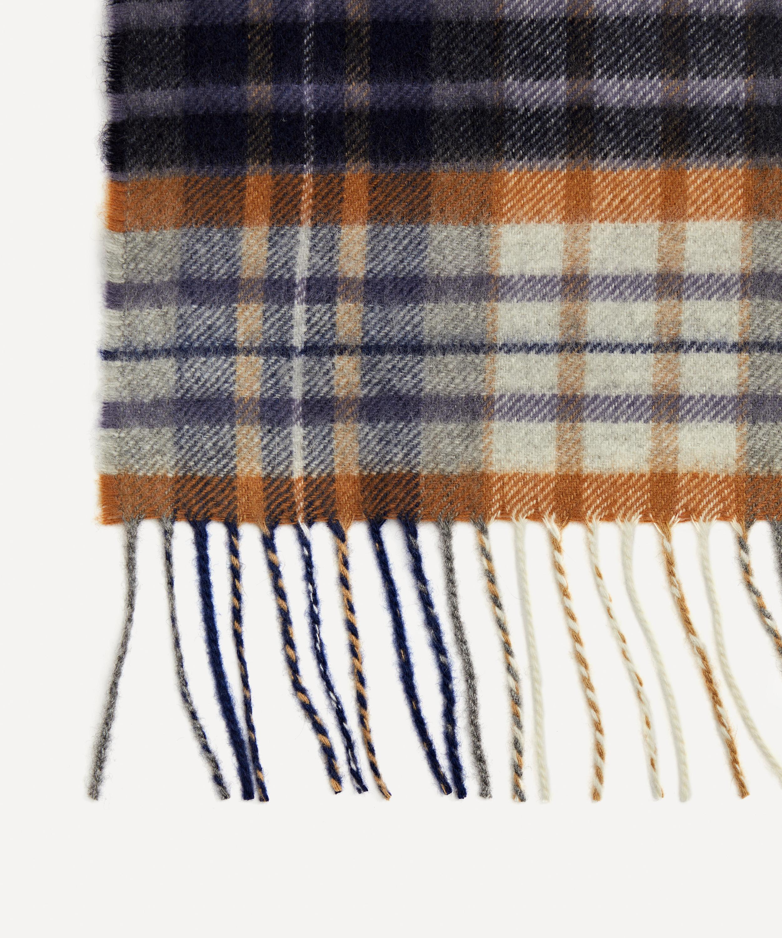 Johnstons of Elgin - House Check Tartan Cashmere Scarf image number 2