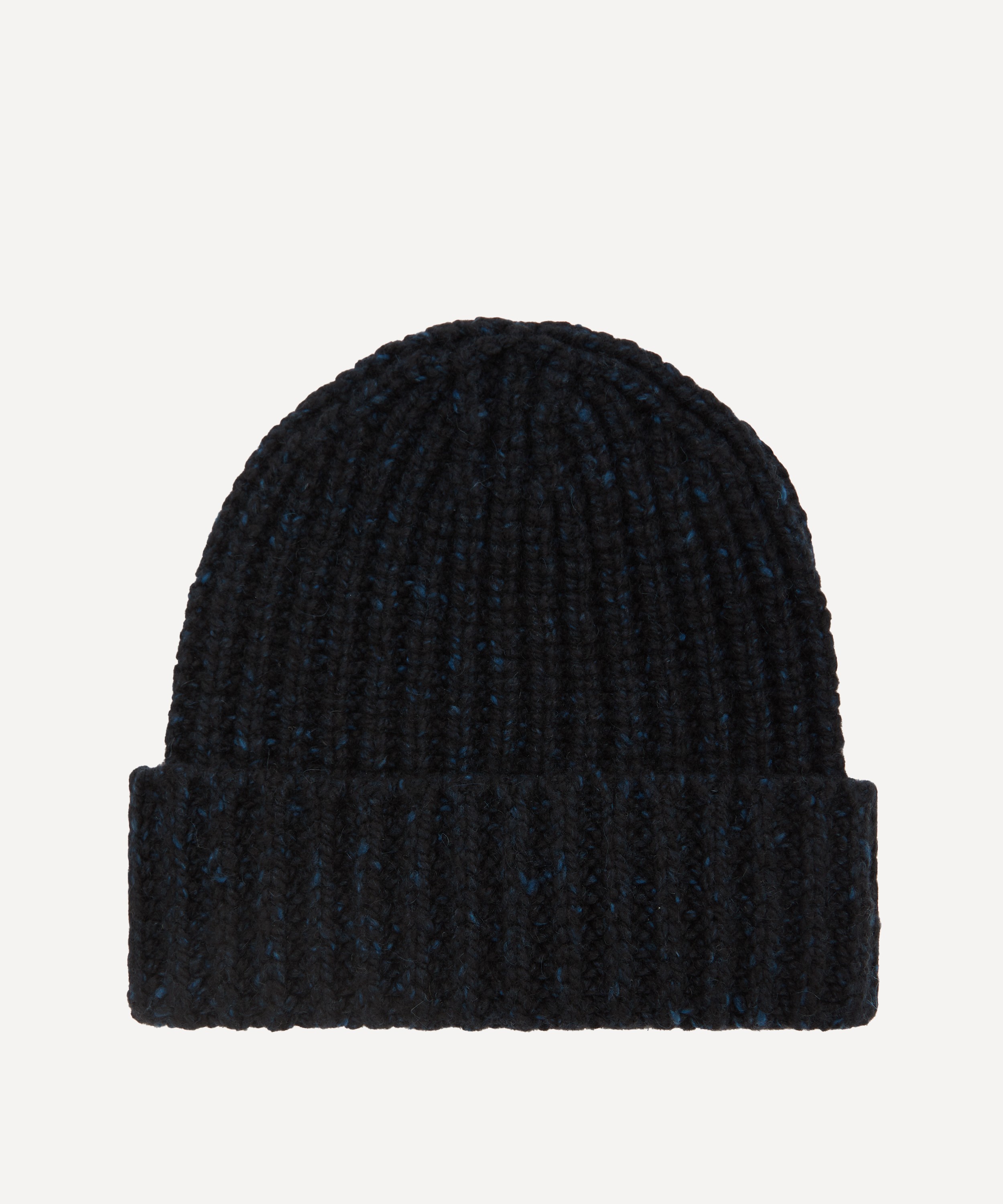 Johnstons of Elgin - Donegal Ribbed Cashmere Beanie Hat image number 0