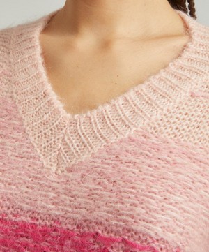 Acne Studios - Gradient Knitted Sweater image number 4
