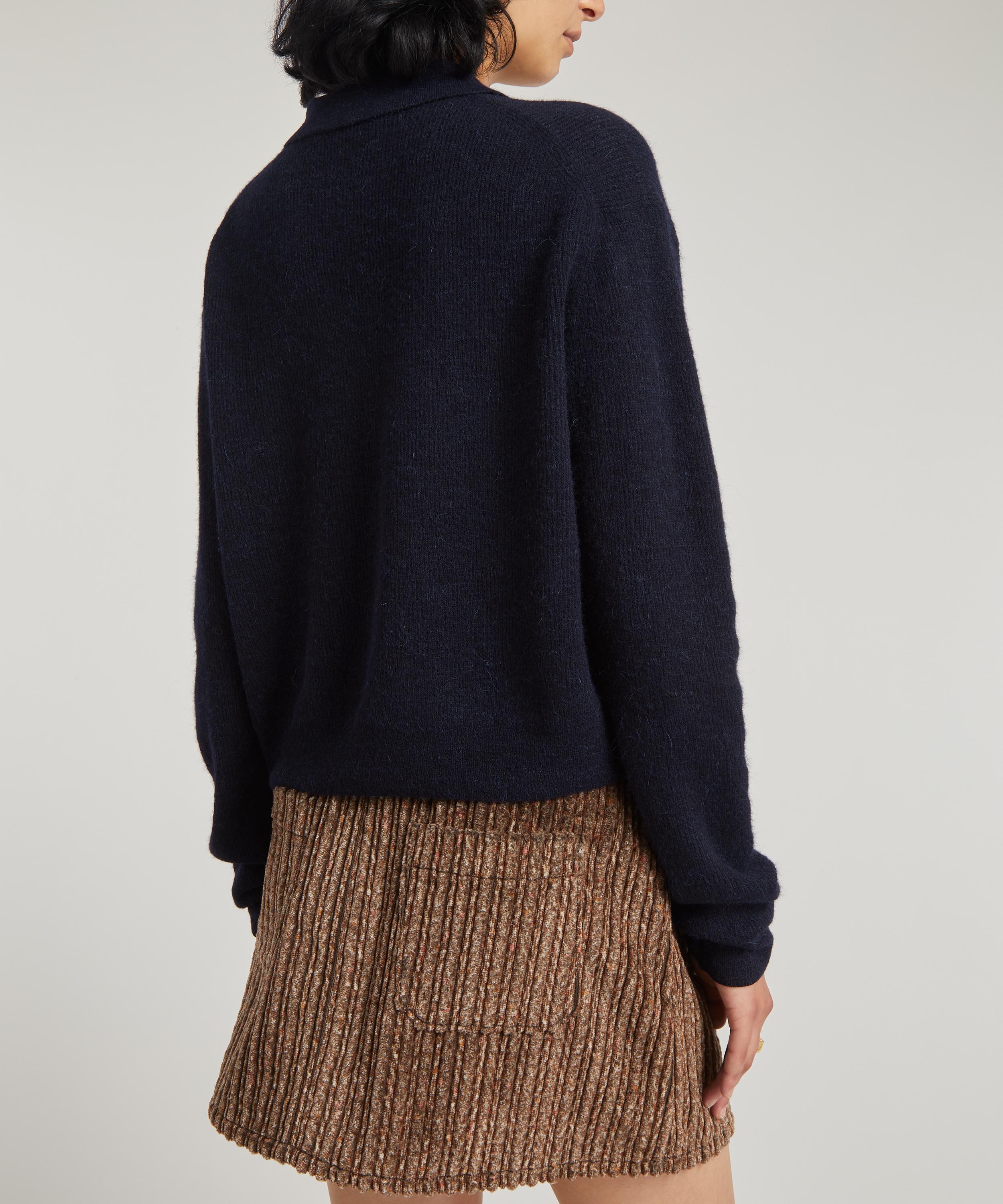 Acne Studios Alpaca-Blend Polo-Sweater | Liberty