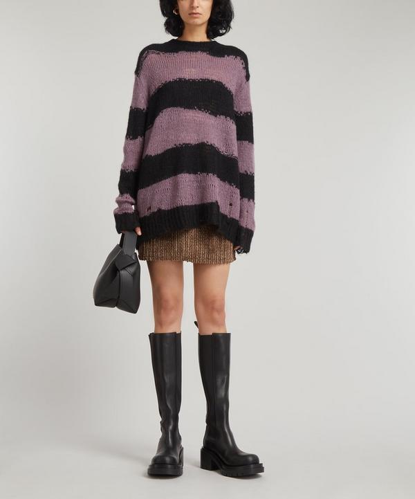 Acne Studios Distressed Striped Jumper | Liberty Acne Studios Distressed Striped Jumper | Liberty
