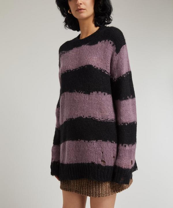 Acne Studios Distressed Striped Jumper | Liberty Acne Studios Distressed Striped Jumper | Liberty
