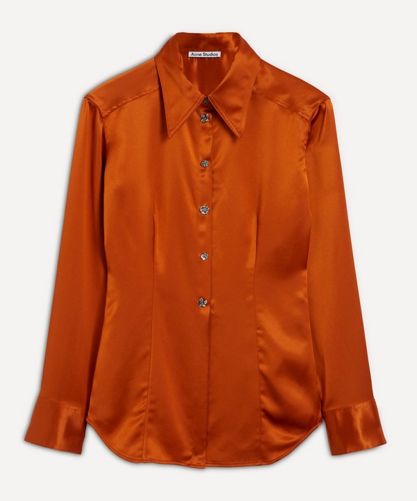 Acne Studios - Button-Up Satin Shirt image number null