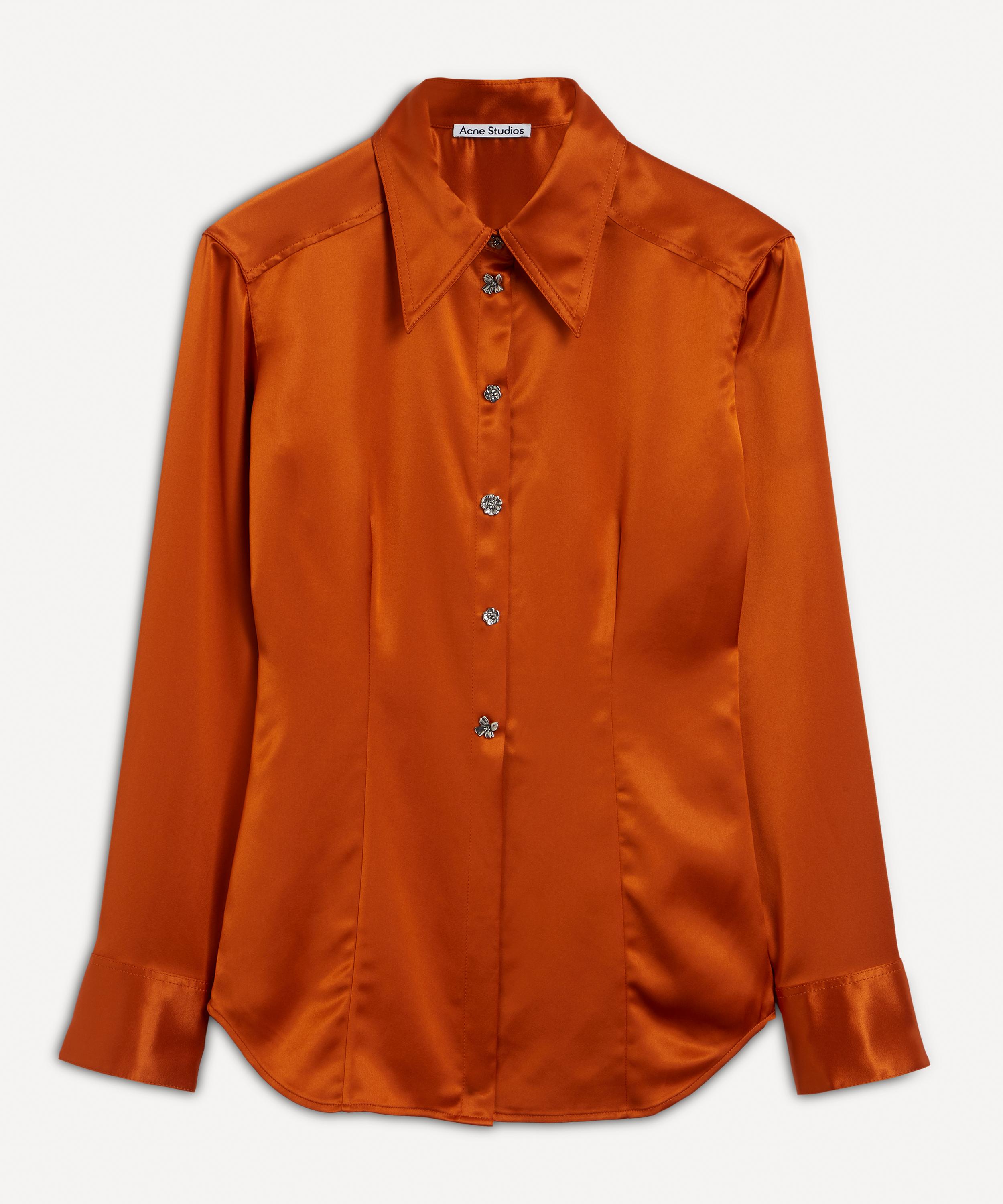 Acne Studios - Button-Up Satin Shirt image number 0