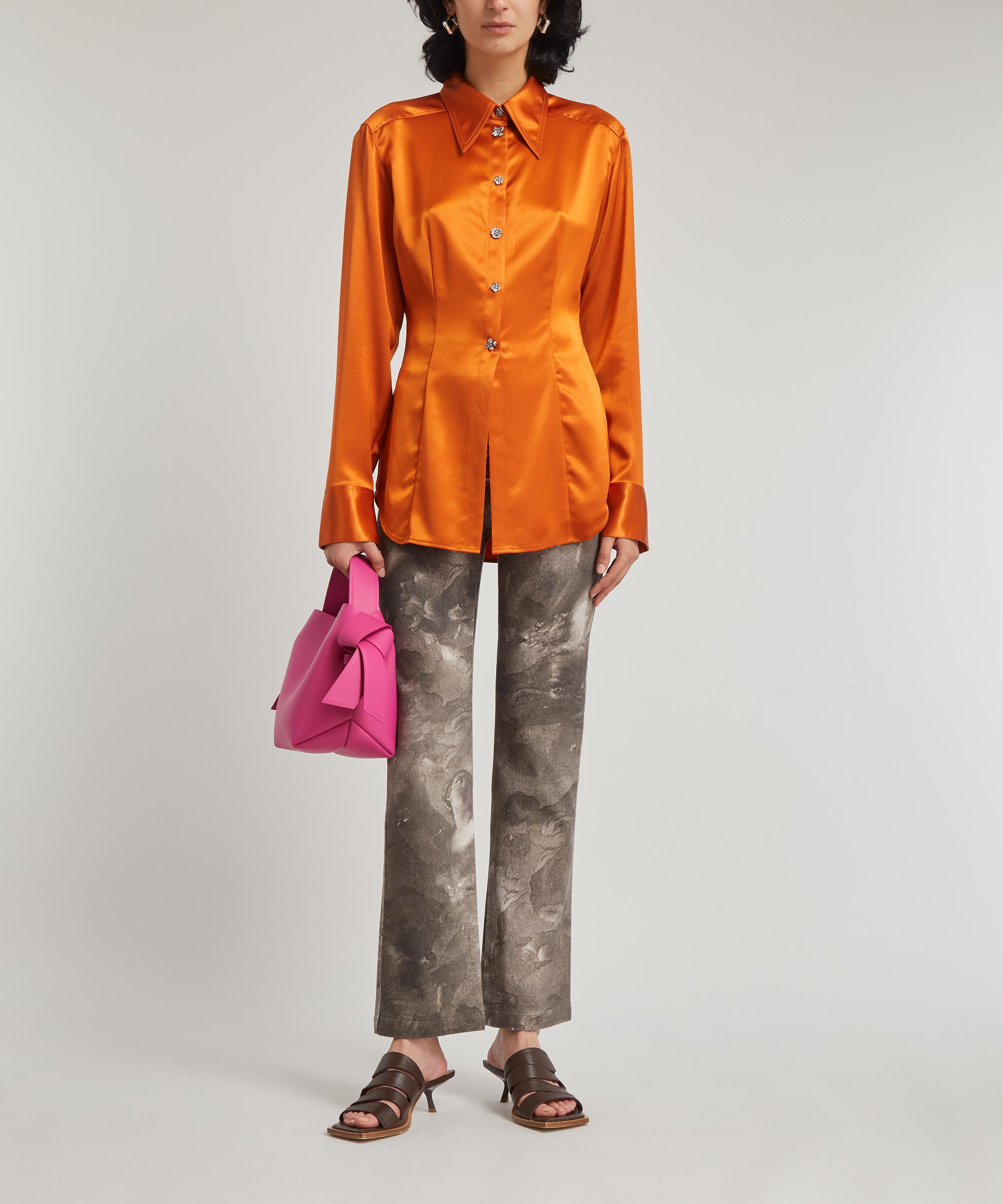 Acne Studios - Button-Up Satin Shirt image number 1