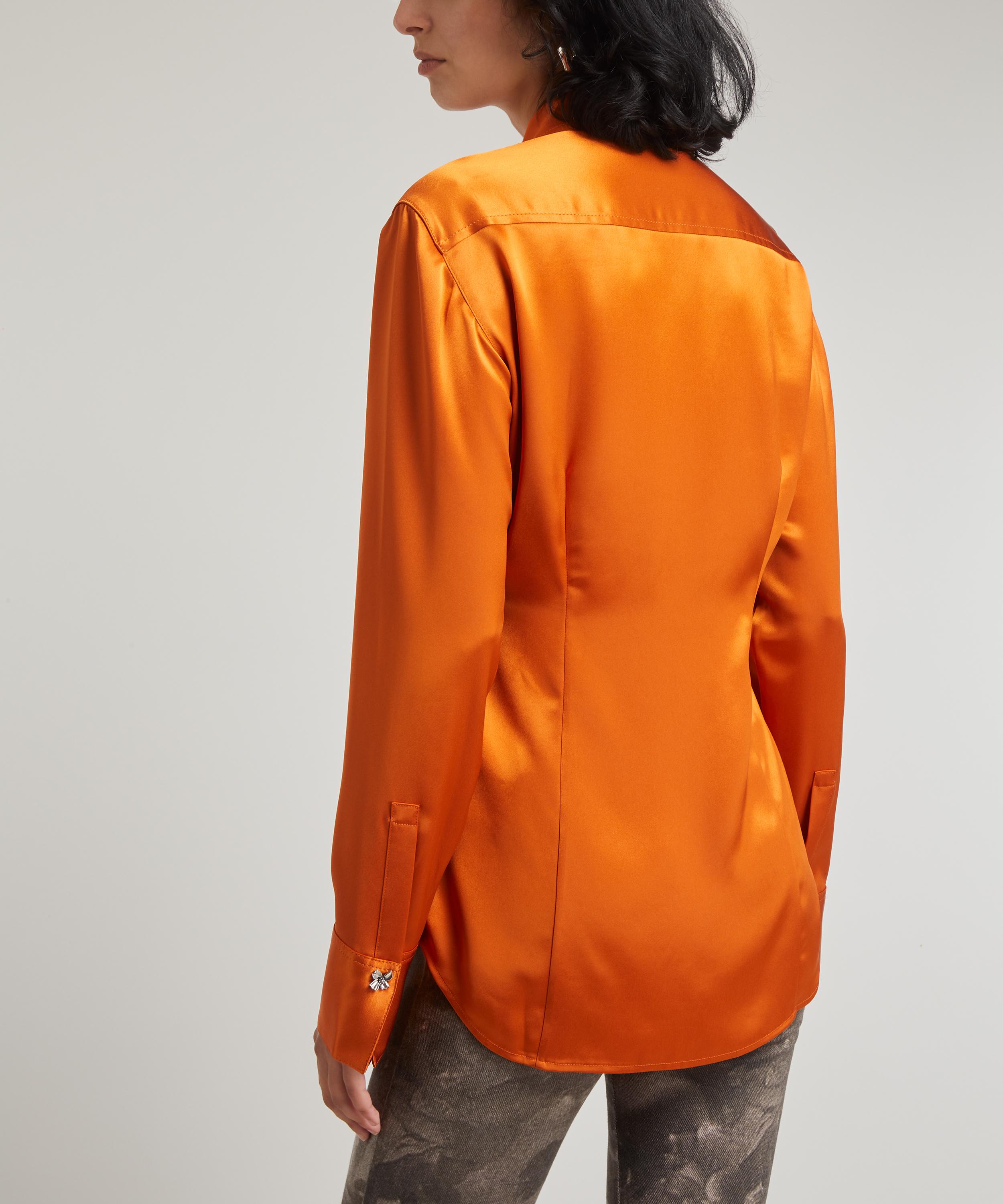 Acne Studios - Button-Up Satin Shirt image number 3