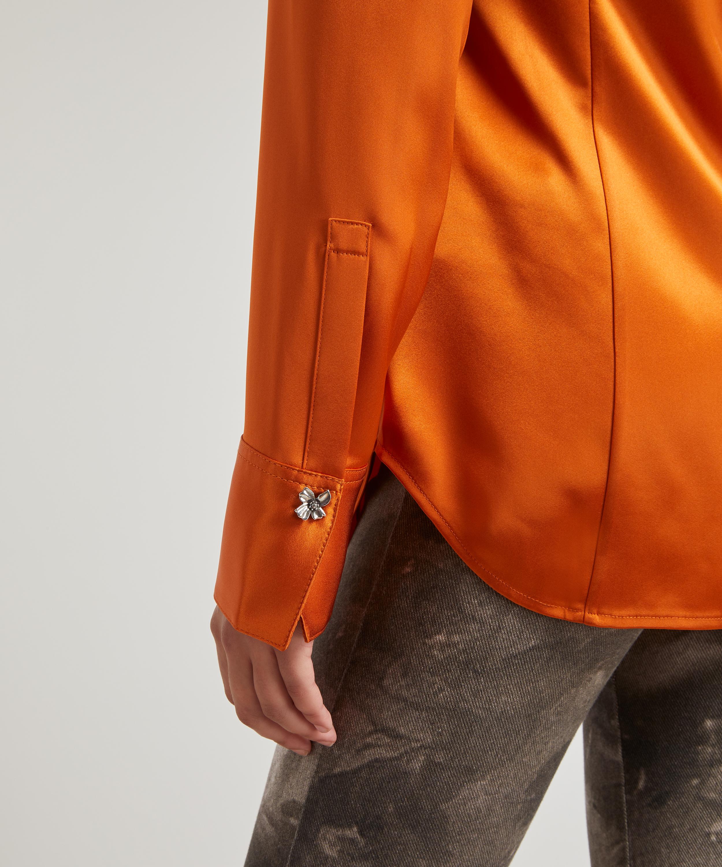 Acne Studios - Button-Up Satin Shirt image number 4