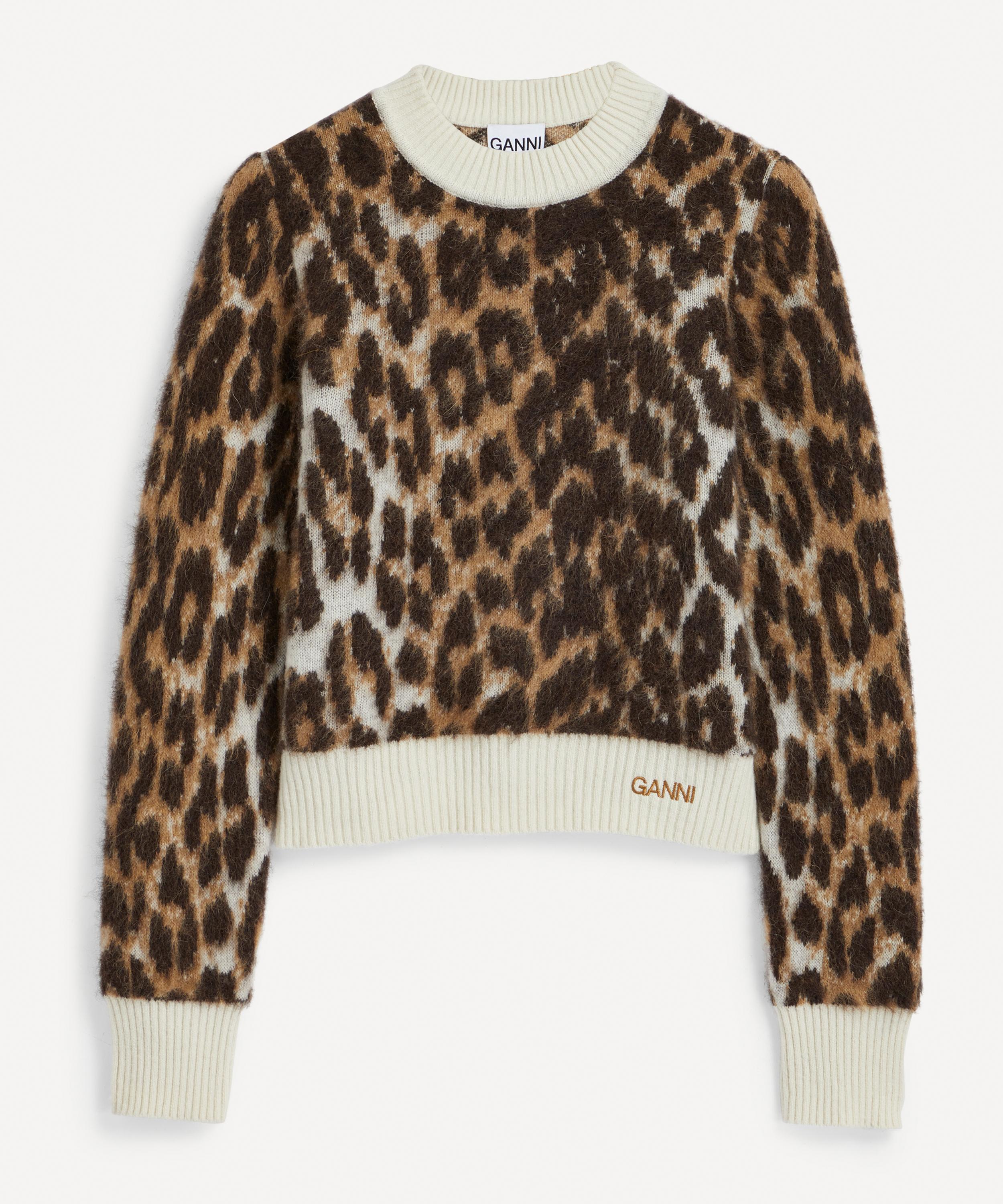 Ganni Leopard Pullover Liberty