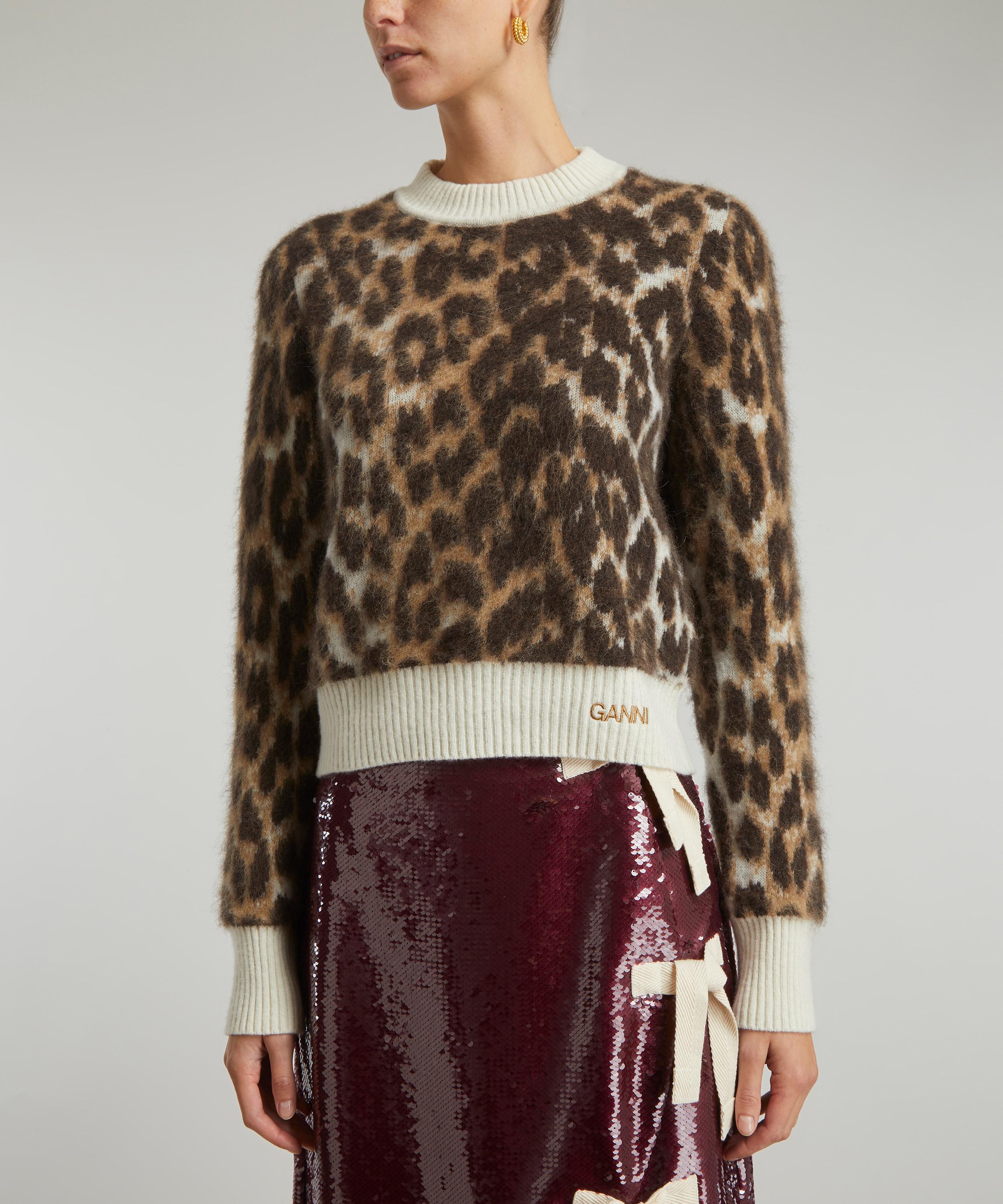 Cheetah print pullover best sale