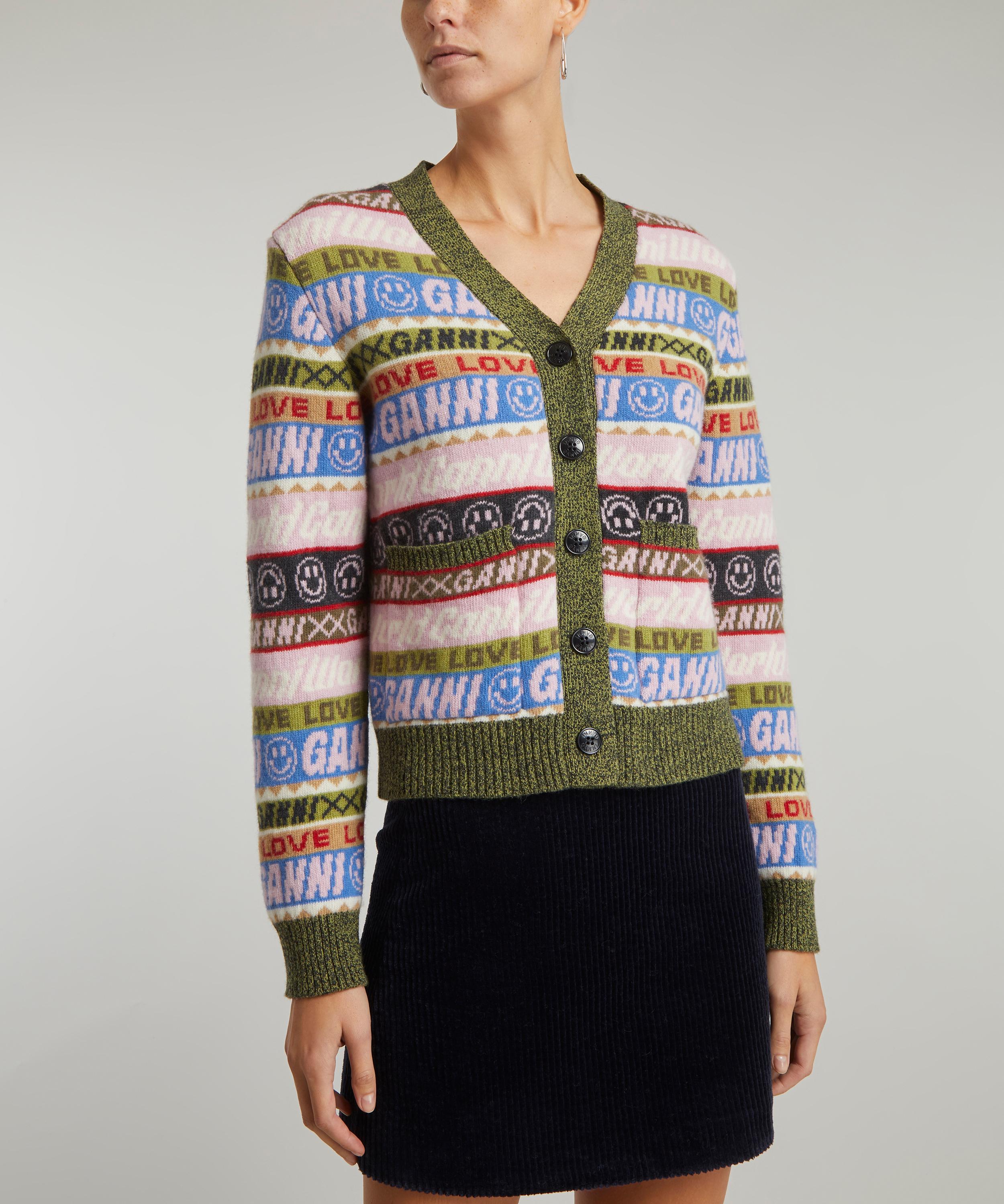 Ganni - Graphic Cardigan image number 2