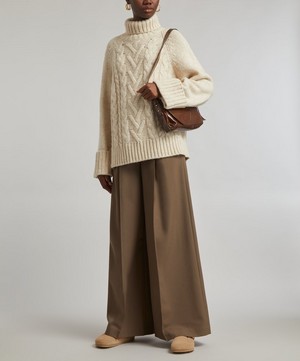 Ganni - Oversized Cable Pullover image number 1