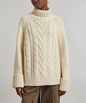 Ganni - Oversized Cable Pullover image number 2