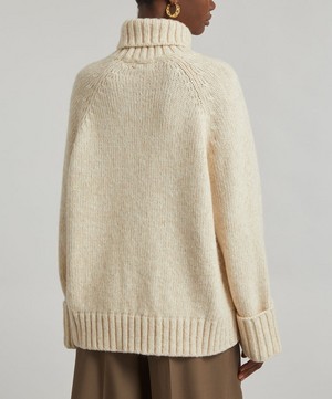 Ganni - Oversized Cable Pullover image number 3