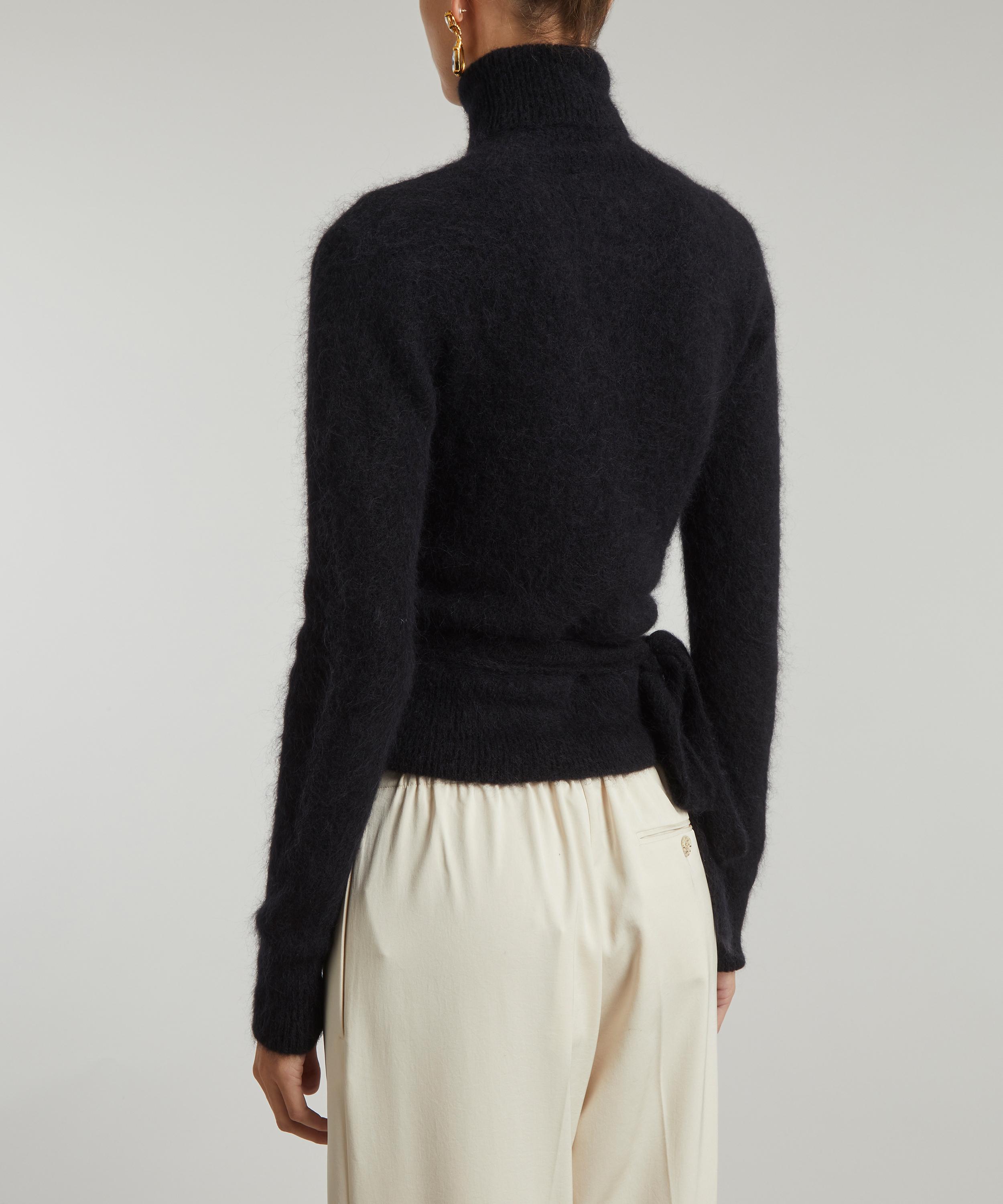 Ganni - Brushed Wrap Blouse image number 3
