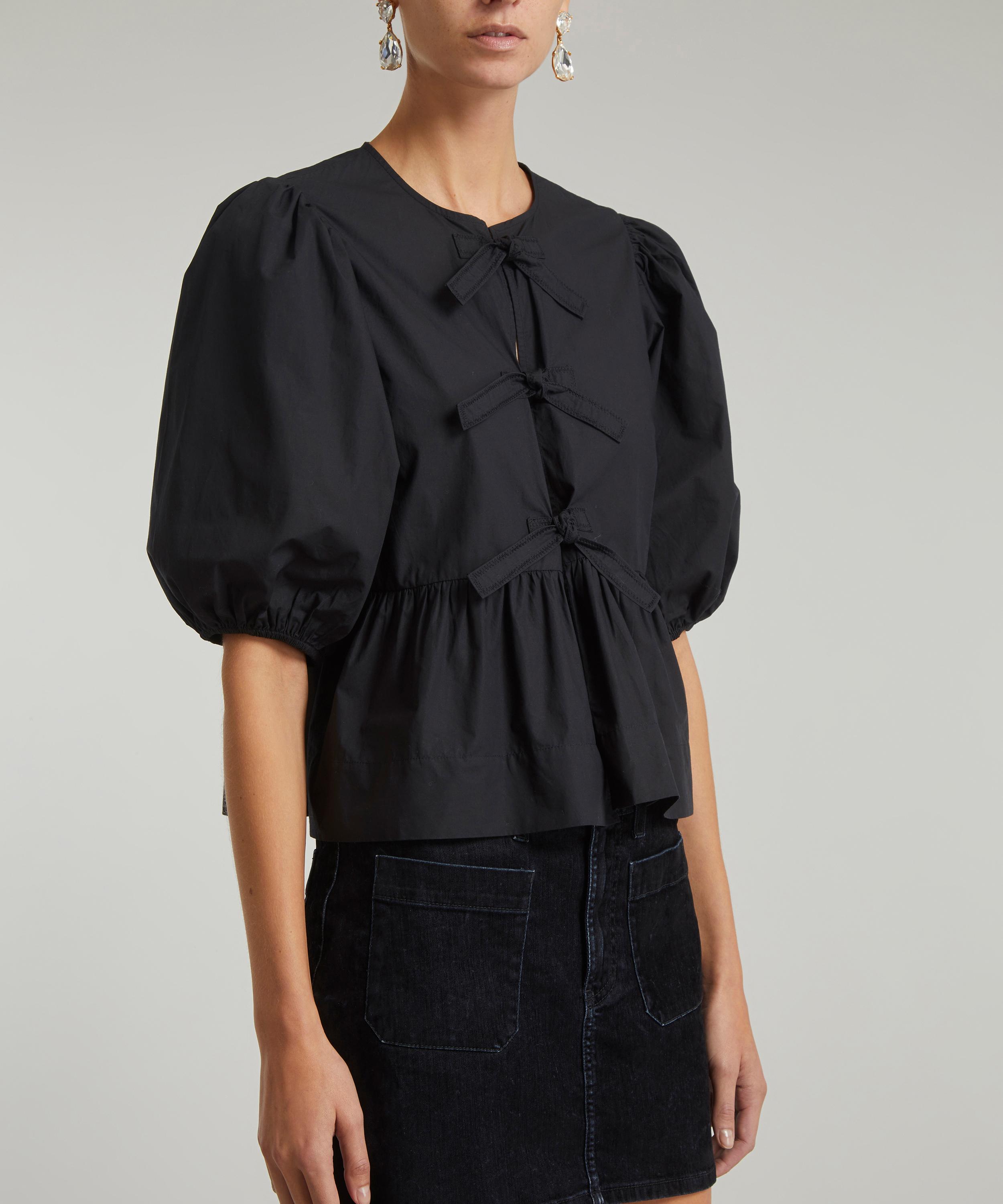 Ganni Cotton Poplin Blouse | Liberty