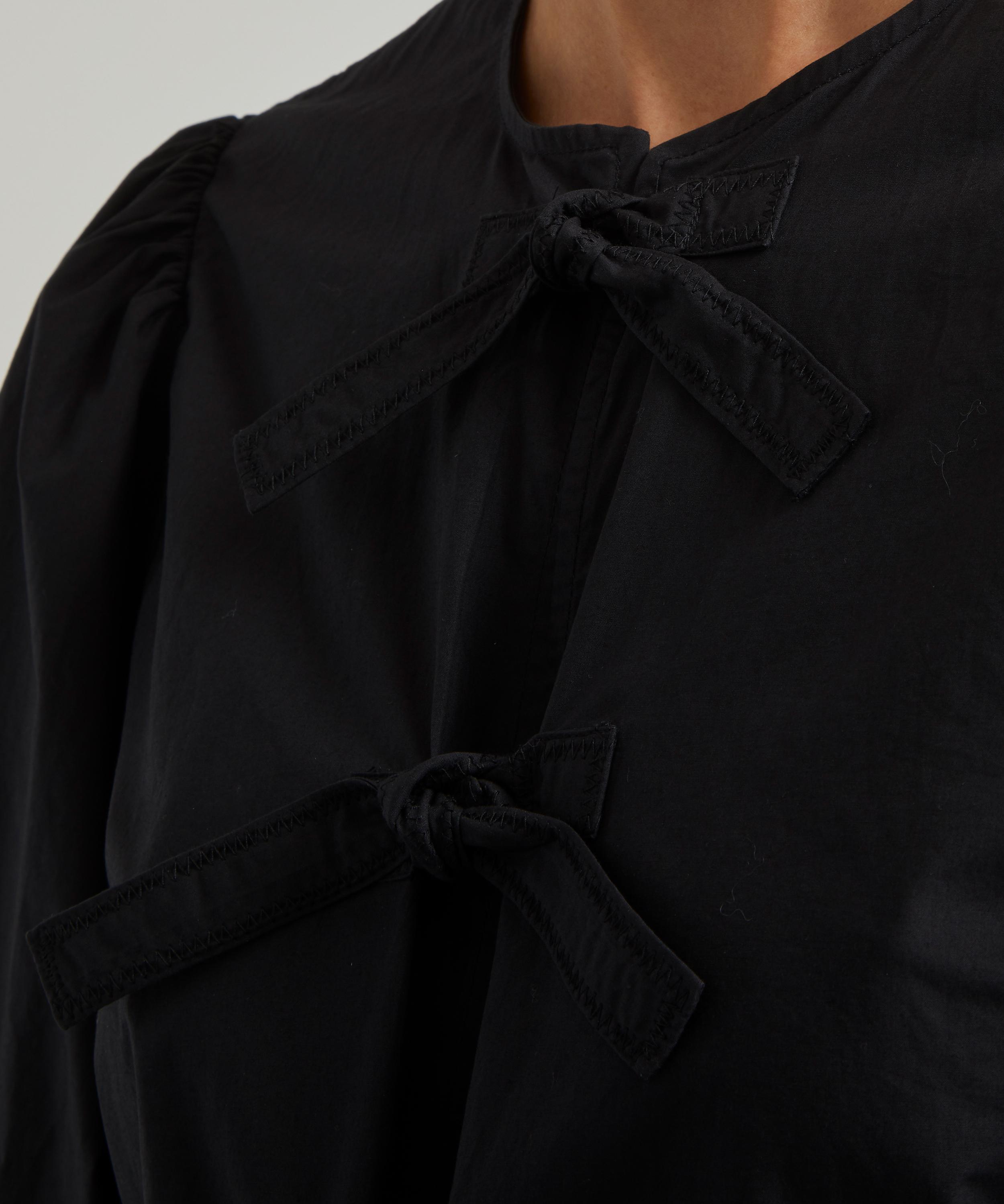 Ganni - Cotton Poplin Blouse image number 4