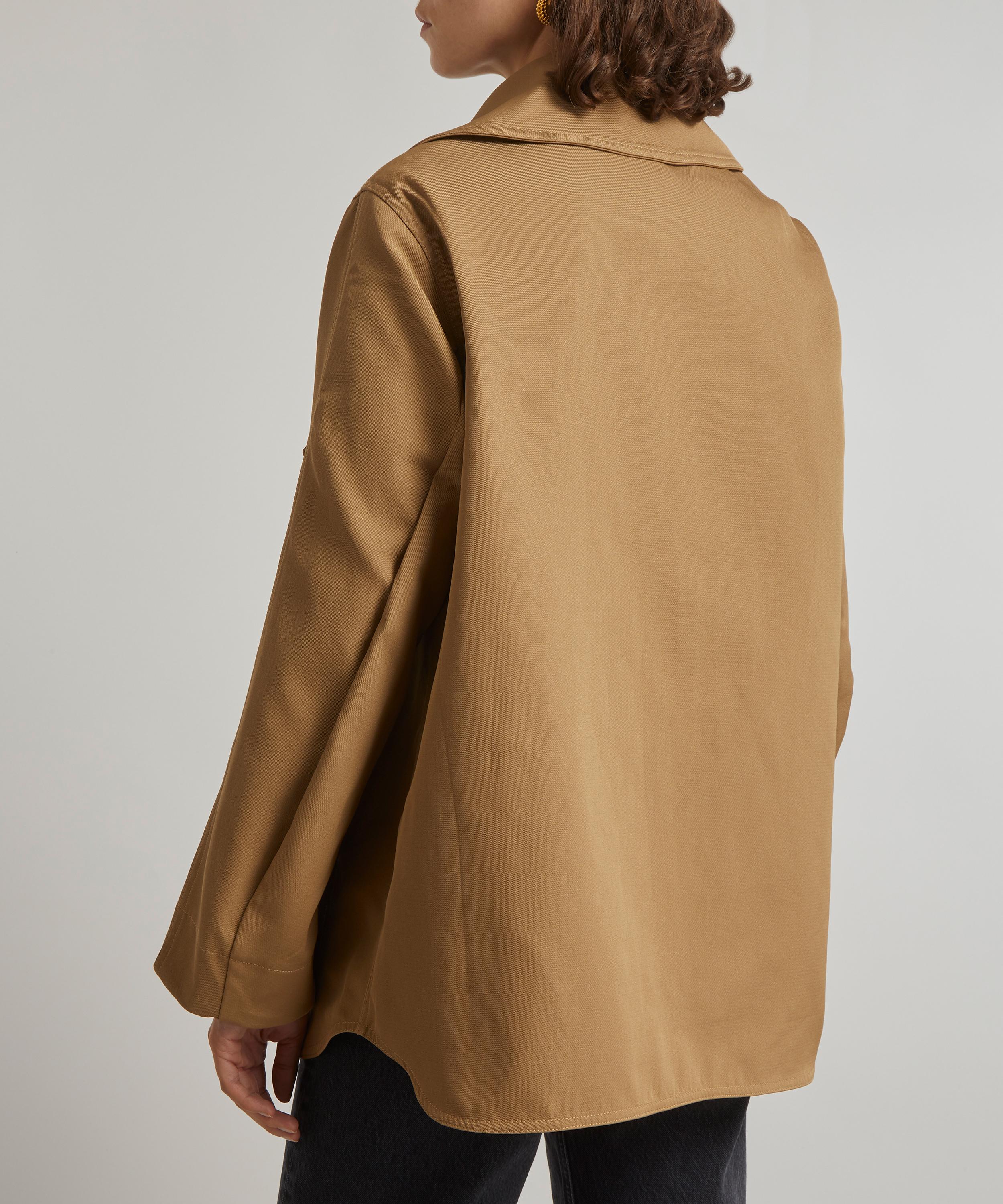 Ganni Heavy Twill Asymmetric Jacket