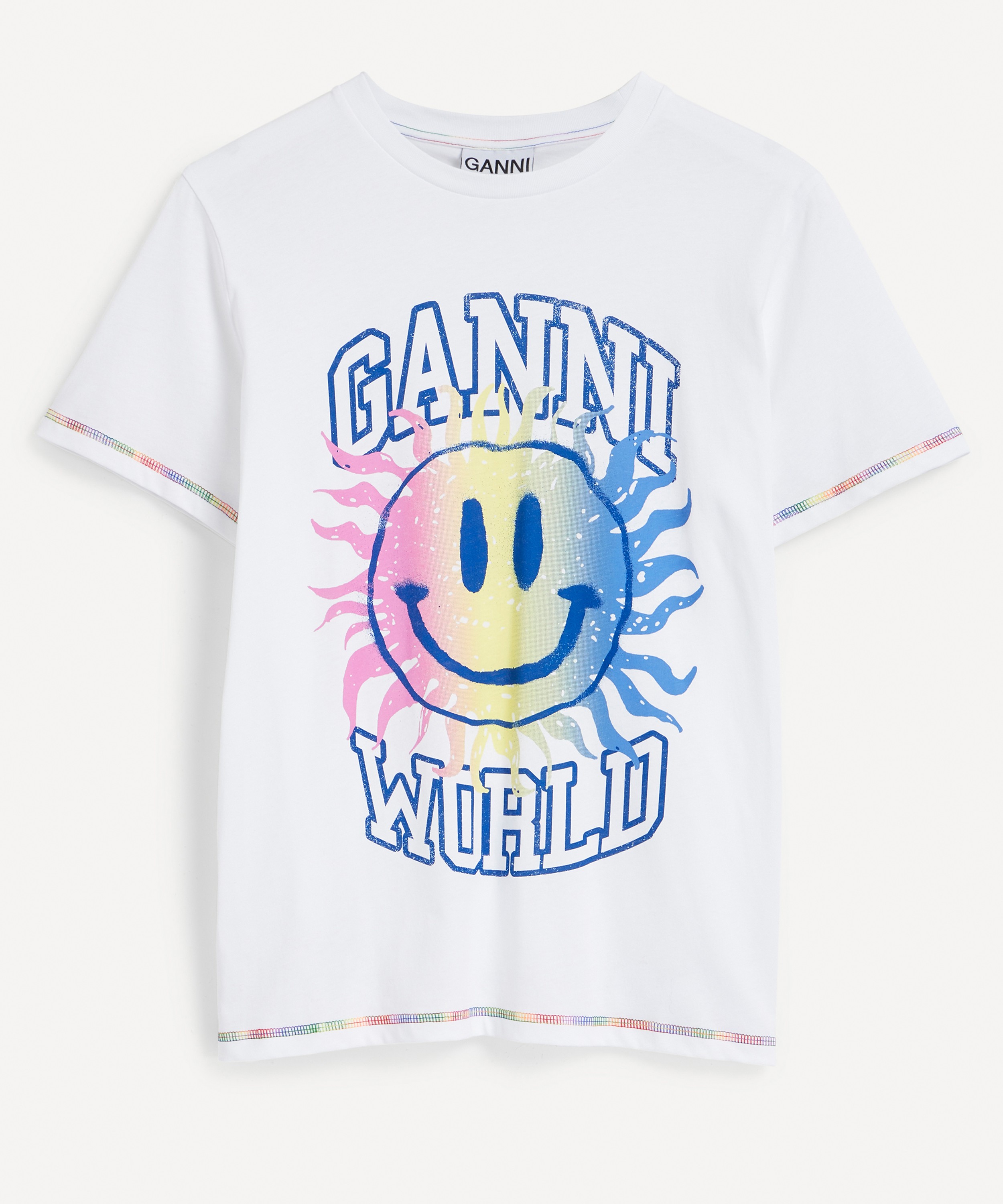 Ganni Smile Graphic T-Shirt