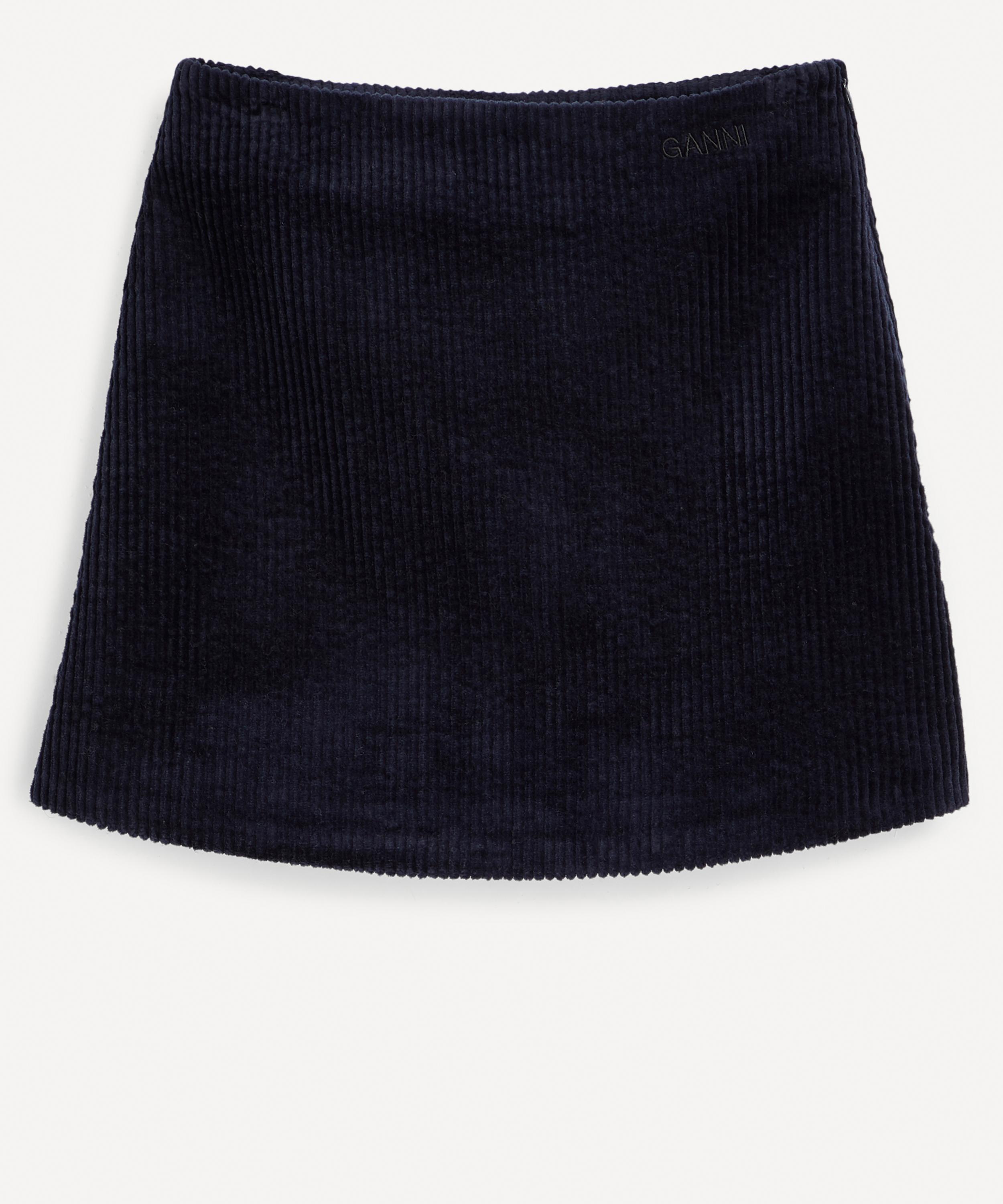 Black corduroy skirt outlet 9mm