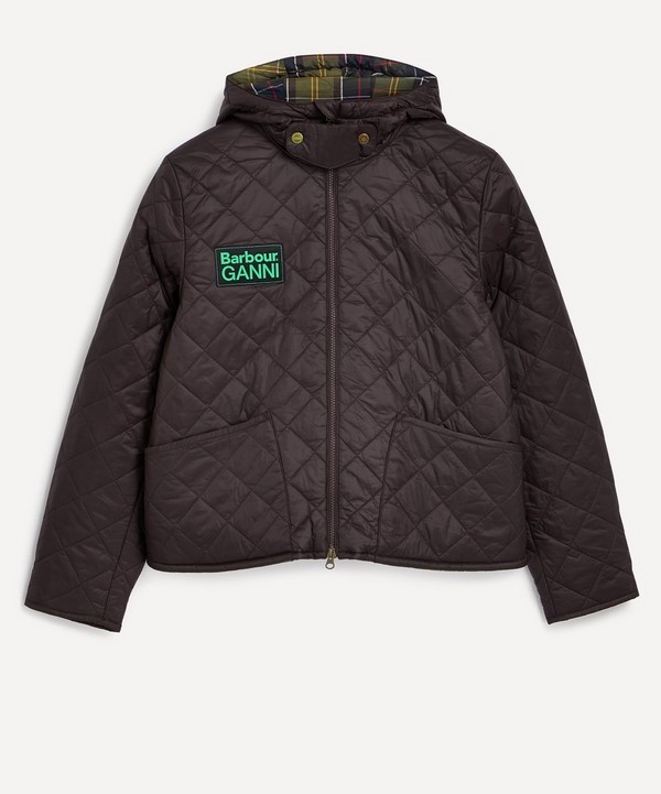 Barbour - x GANNI Liddesdale Reversible Quilted Jacket image number null
