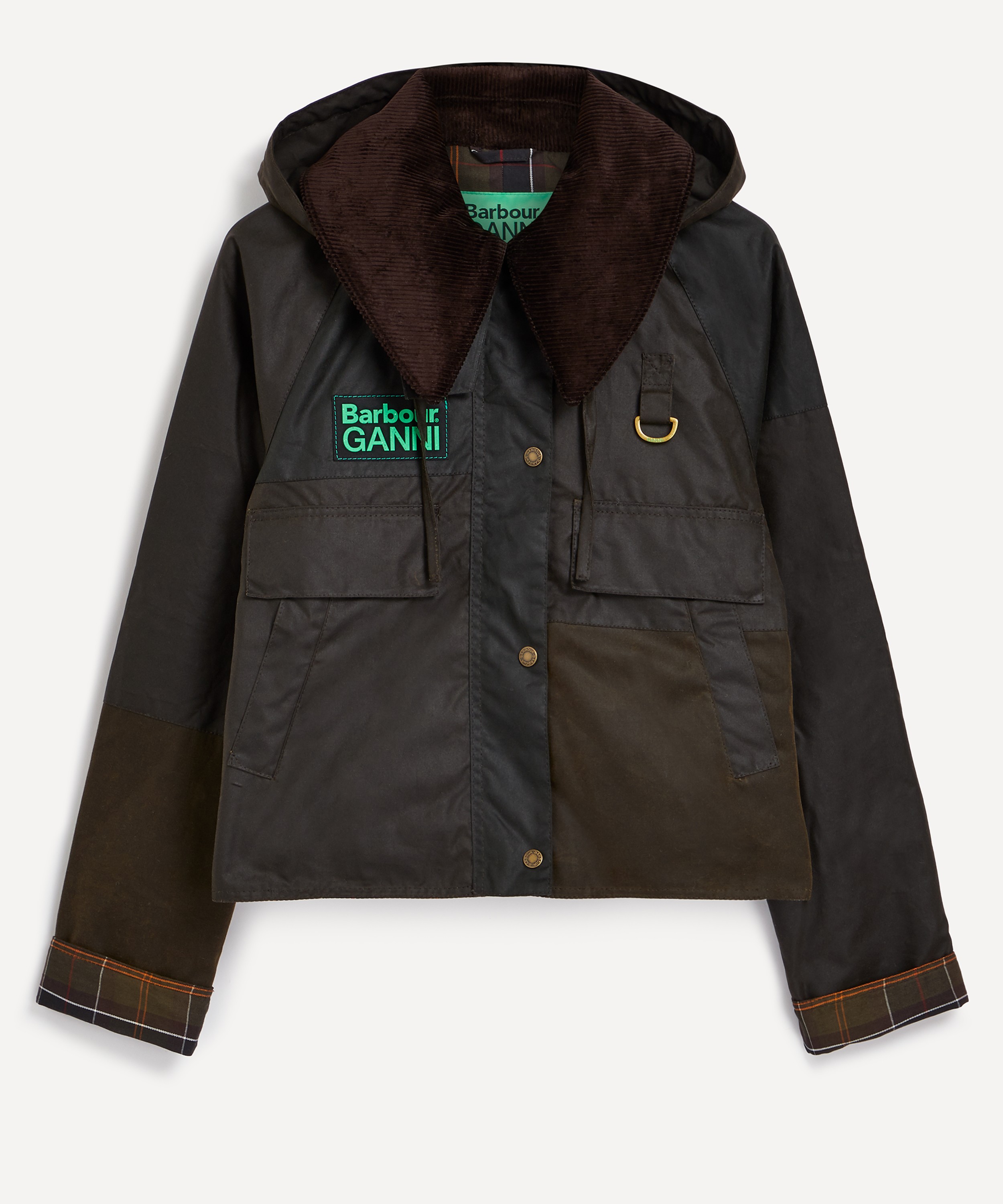 Barbour x GANNI Spey Waxed Jacket | Liberty