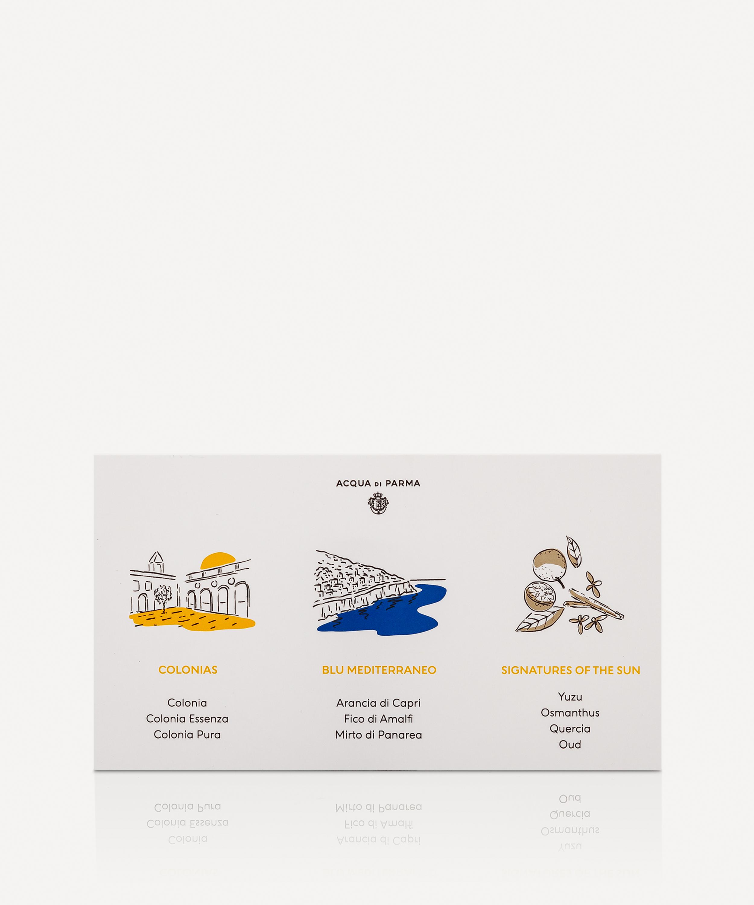 Acqua Di Parma - Colonias Blu Mediterraneo and Signatures of the Sun Selection Set 10 x 1.5ml image number 3