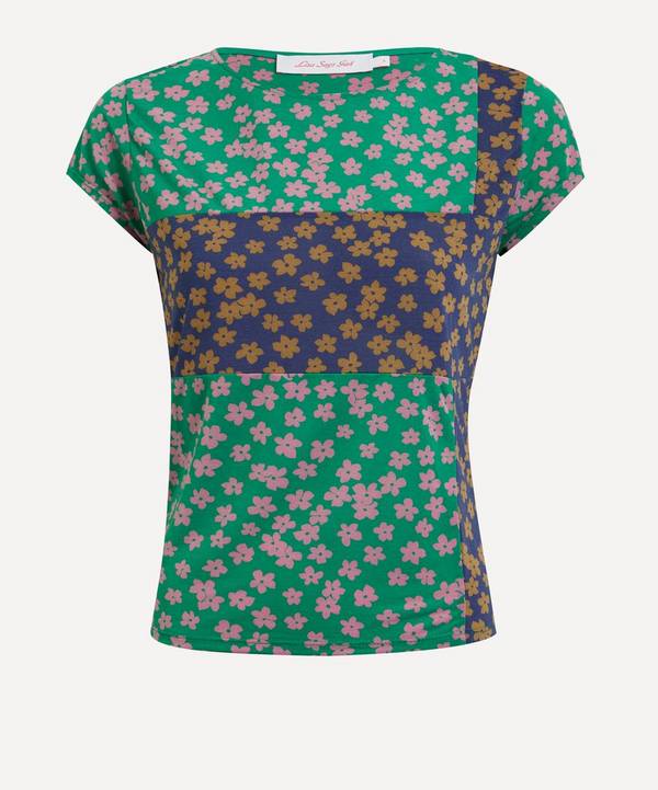 Lisa Says Gah - Angie Floral Colourblock T-Shirt