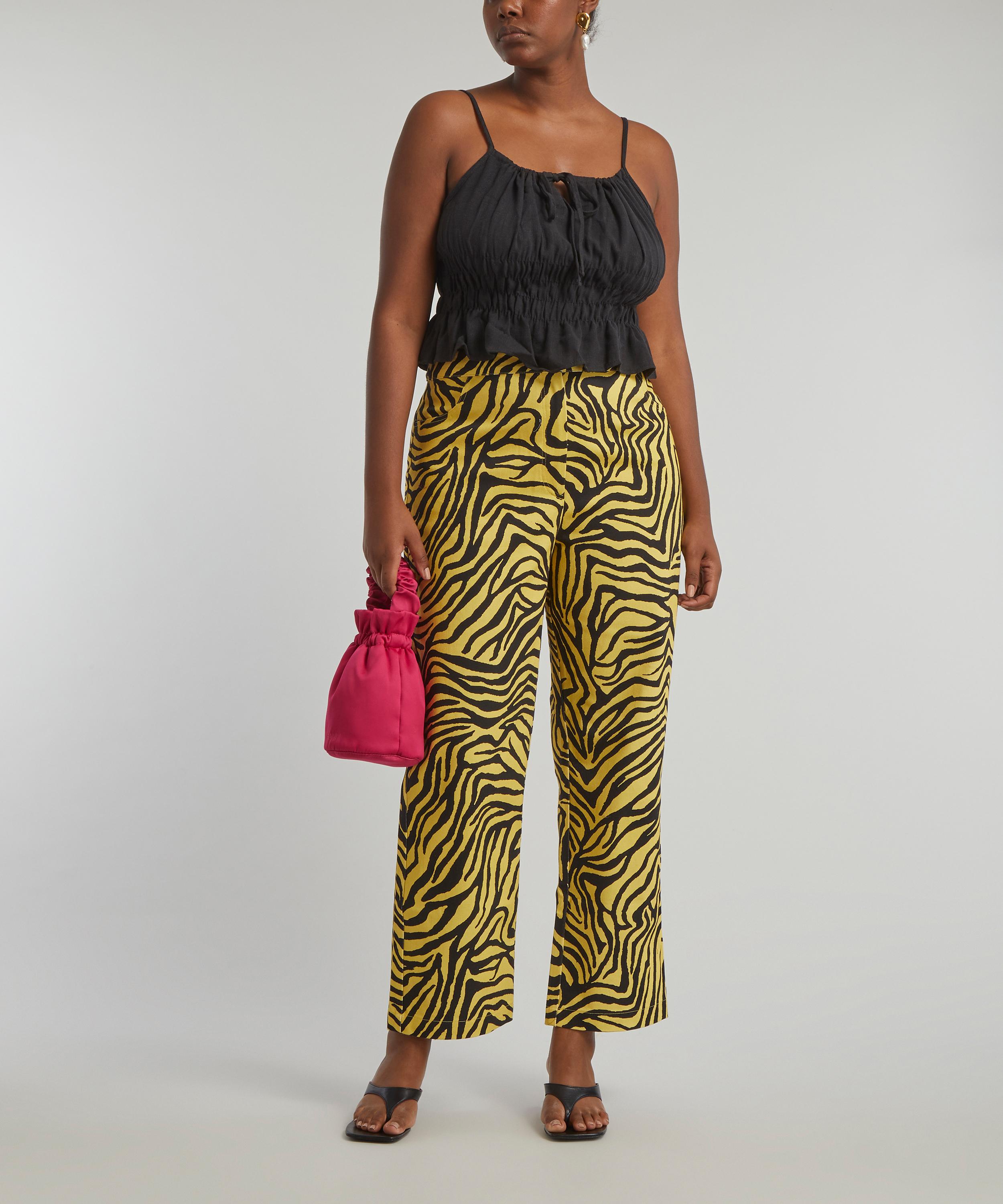 Alessandra Paisley Silk Wide Leg Pant