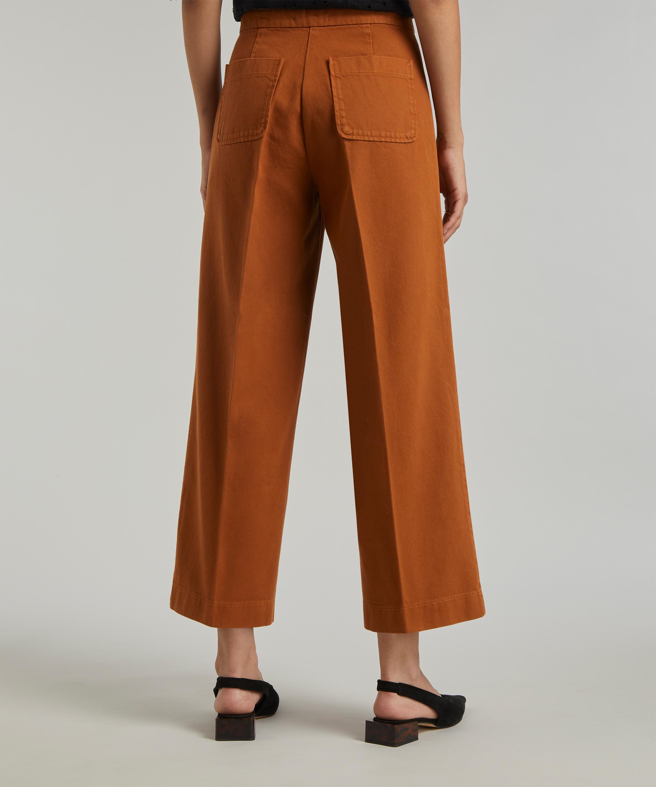 Alberta Wide Leg Trousers –