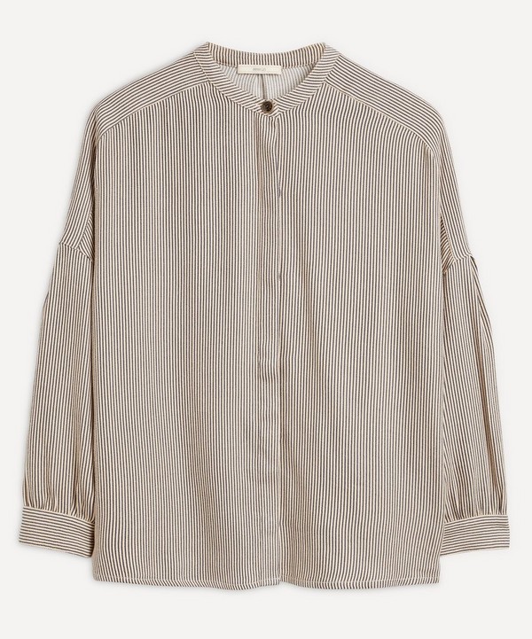 Sessùn - Colonella Striped Oversized Shirt image number null