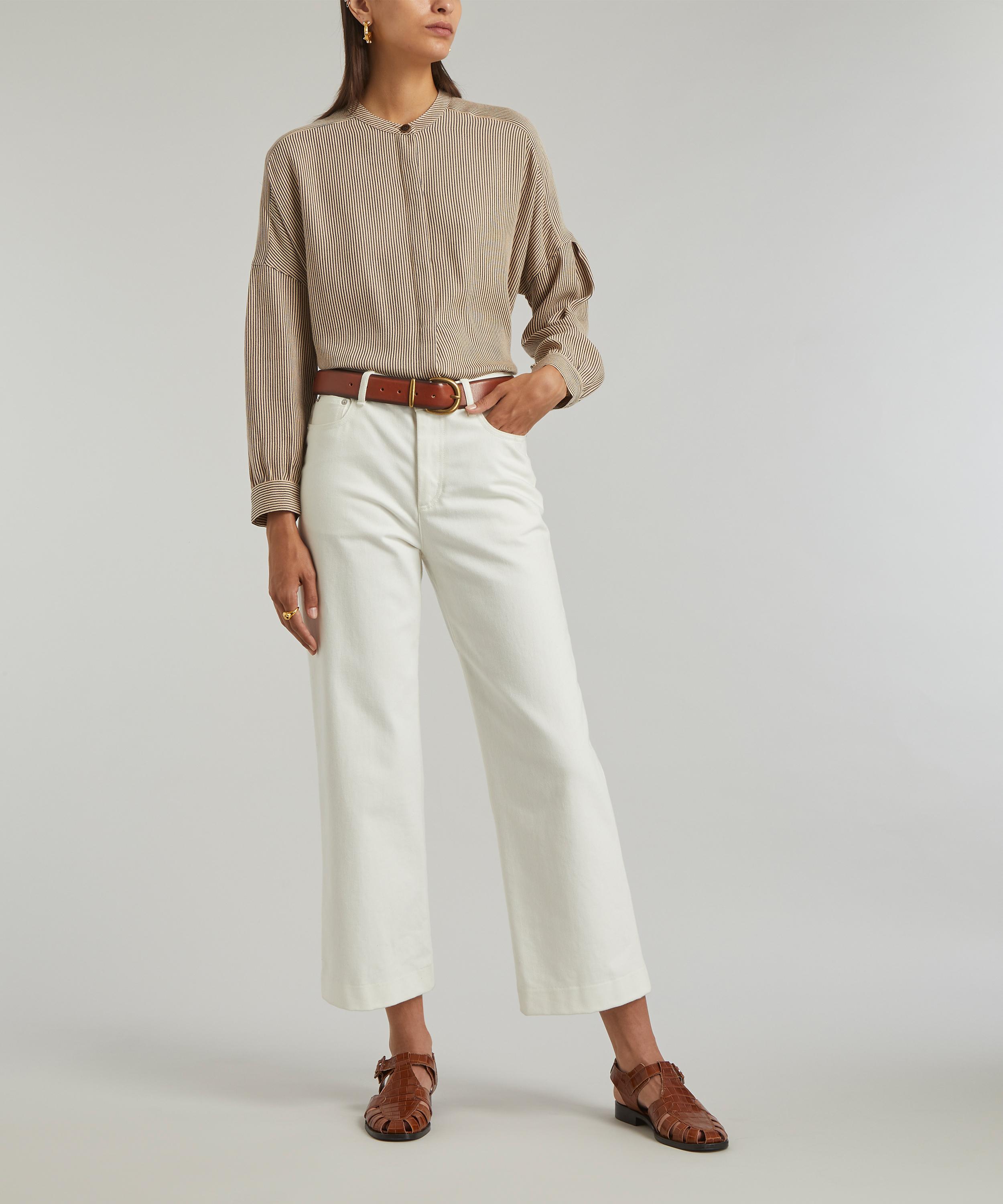 Sessùn - Colonella Striped Oversized Shirt image number 1