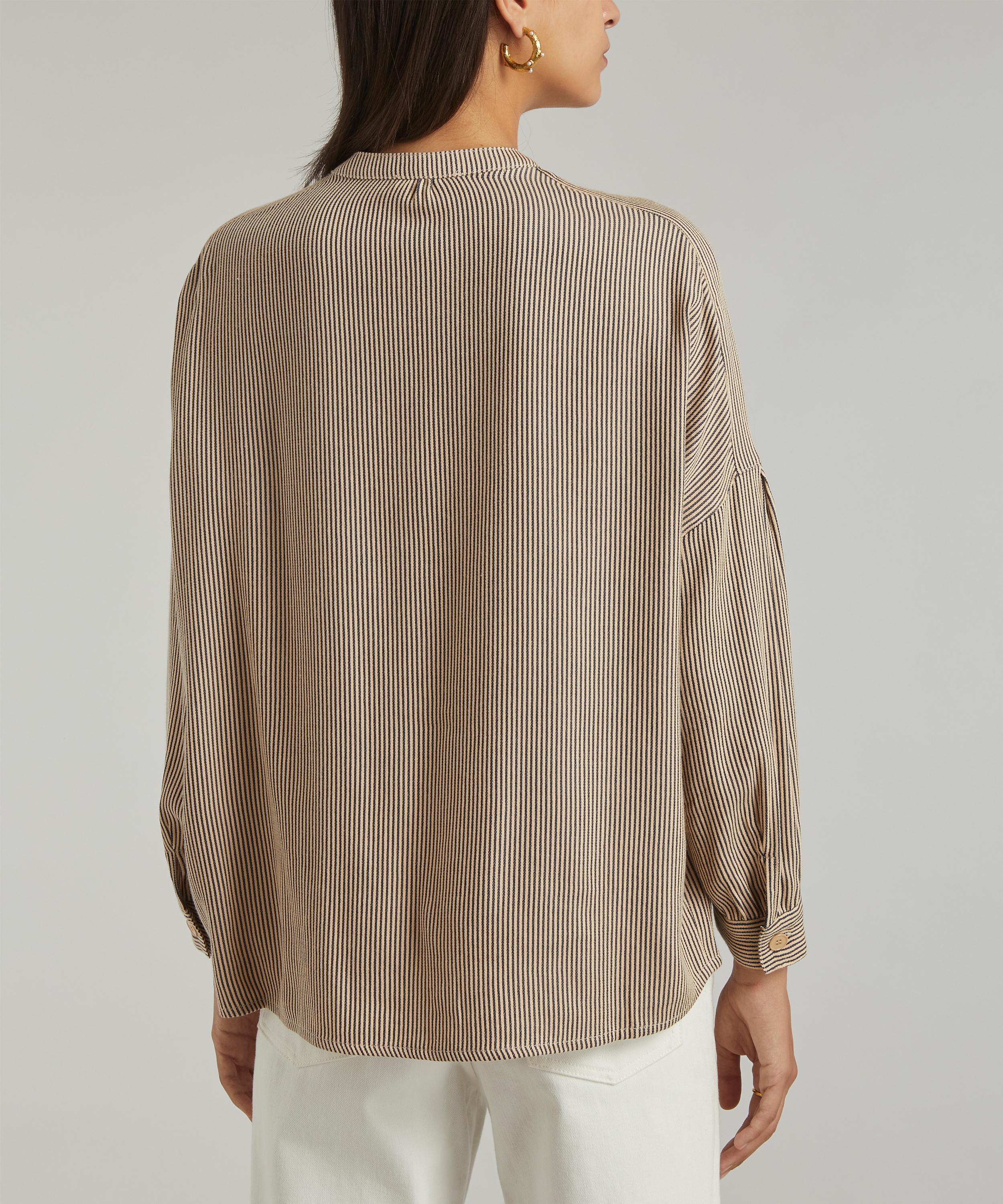 Sessùn - Colonella Striped Oversized Shirt image number 3