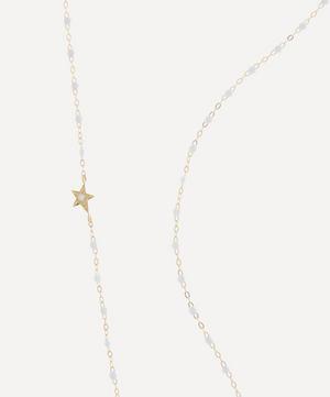 Gigi Clozeau - 18ct Gold Star Classic Gigi White Diamond Bead Necklace image number 2