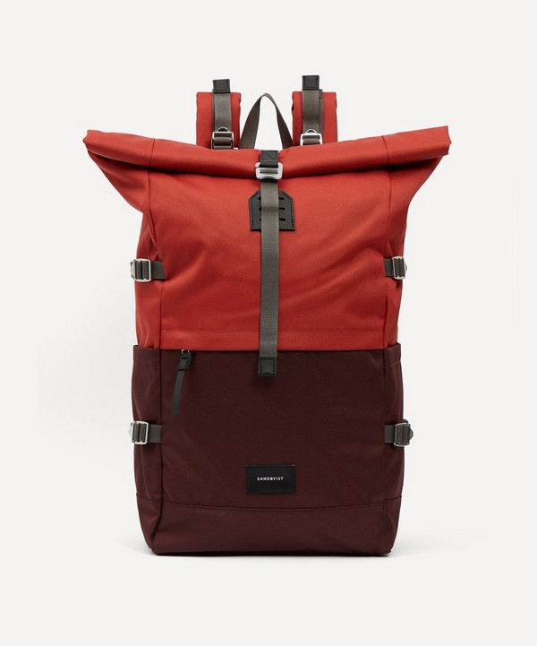 Sandqvist - Bernt Recycled Polyester Roll-Top Backpack image number null