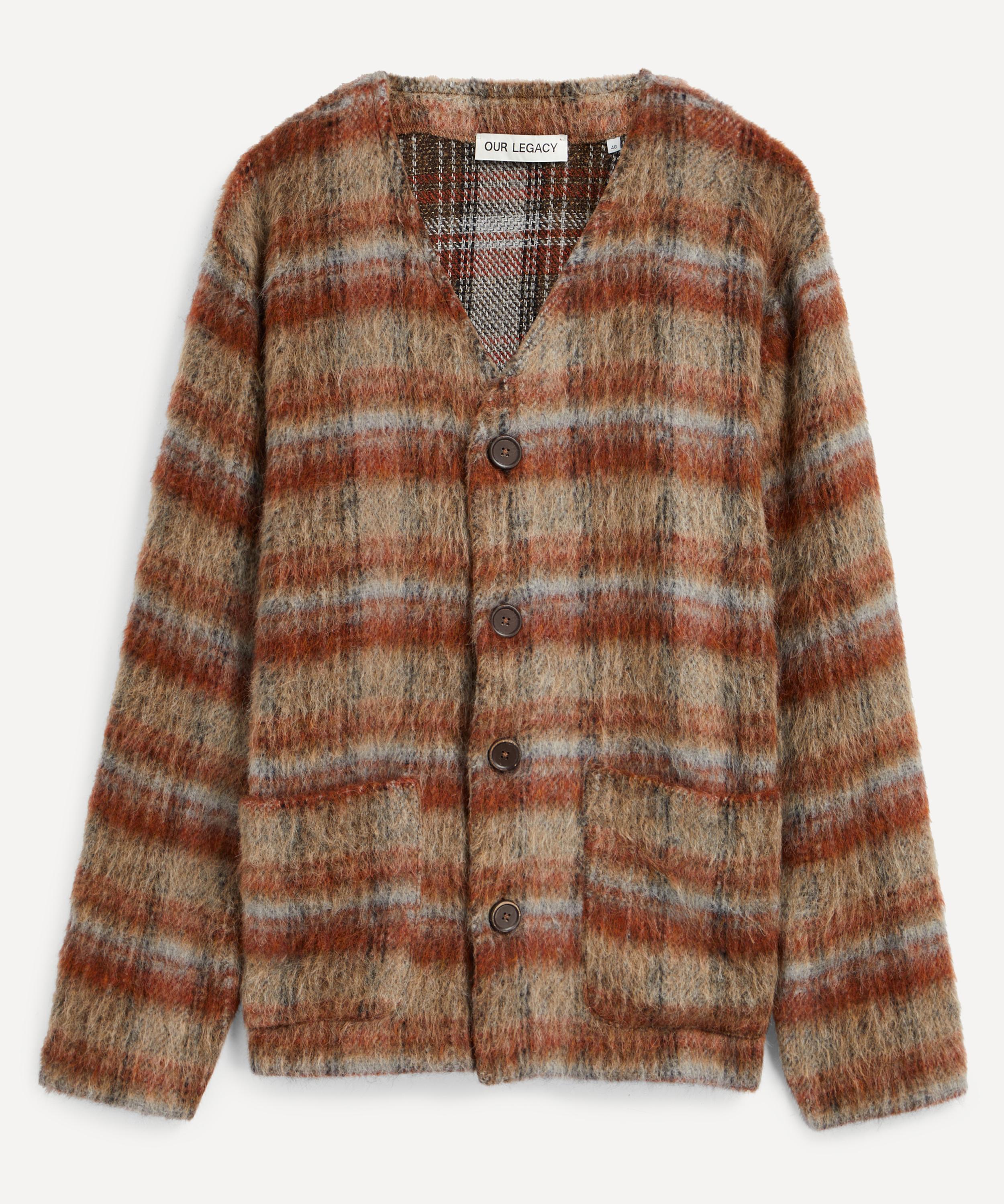 our legacy CARDIGAN Ament Check Mohair